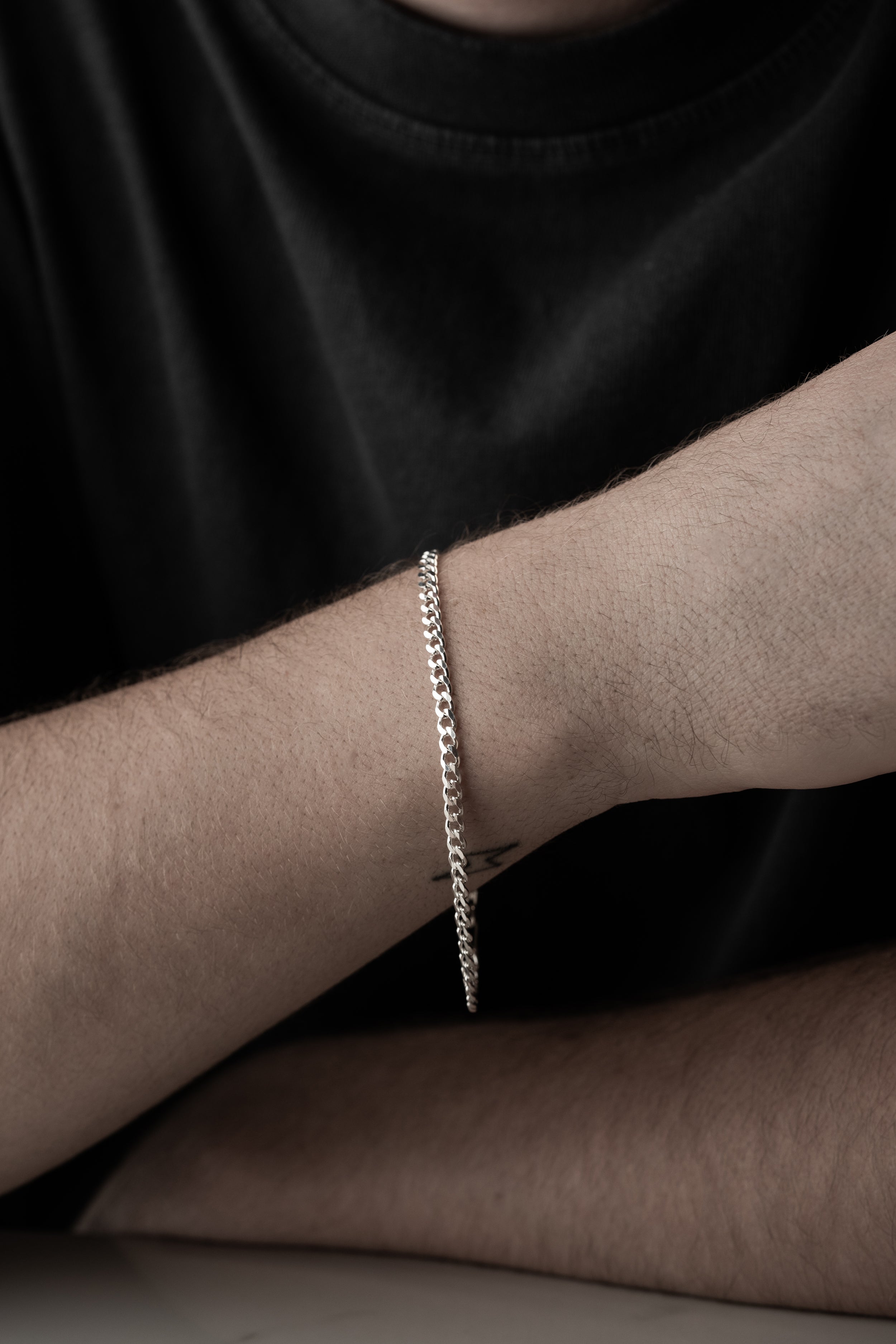 PANZER ARMBAND 3 MM | 925 SILBER