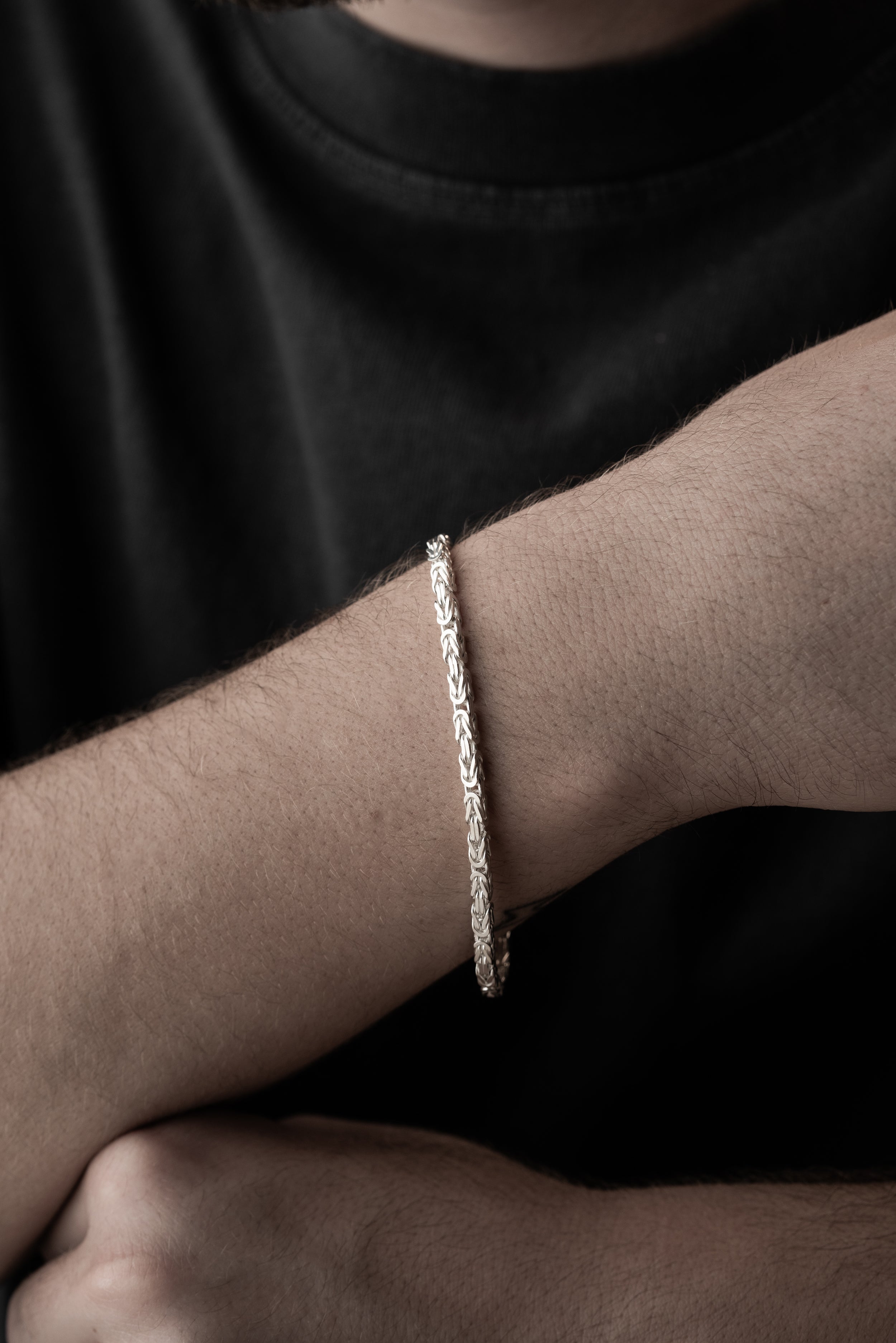 KÖNIGS ARMBAND 3 MM | 925 SILBER