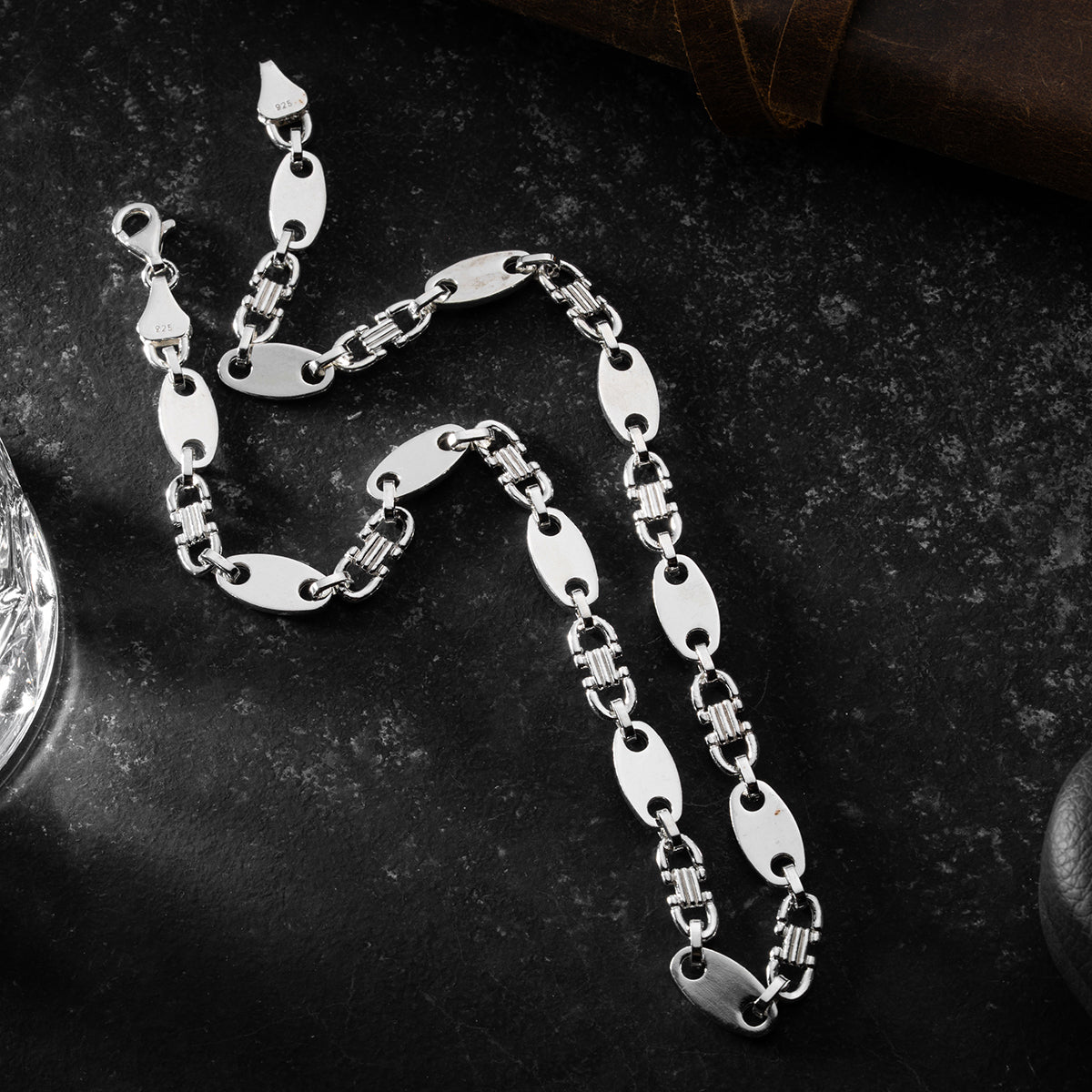 PLATTENKETTE 9 MM | 925 SILBER