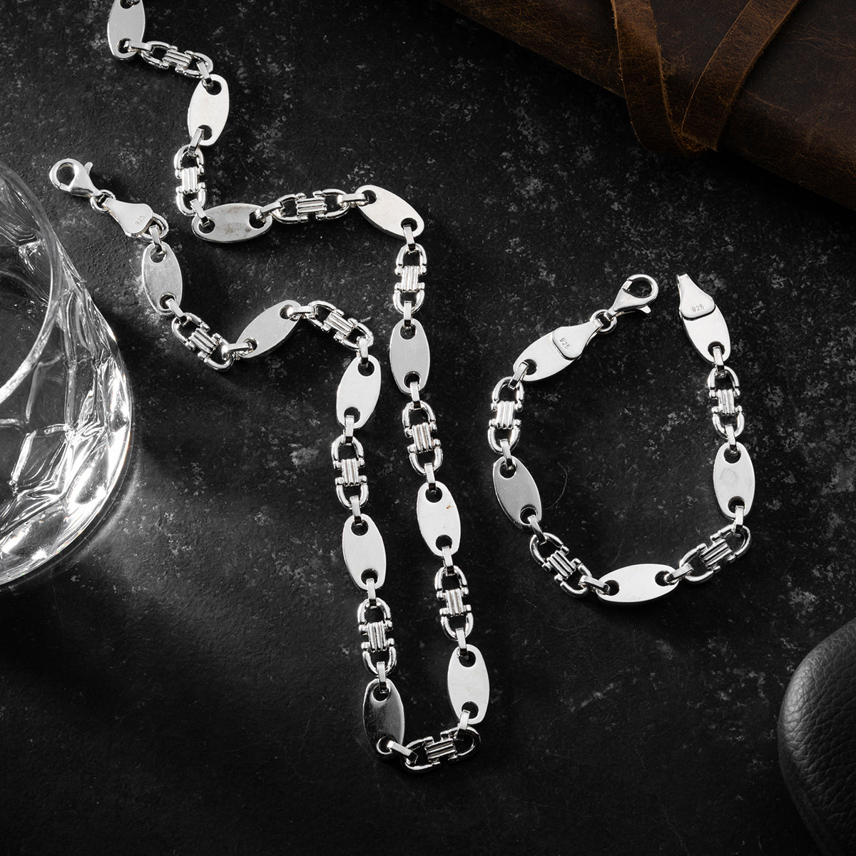 PLATTENKETTE 8 MM | 925 SILBER