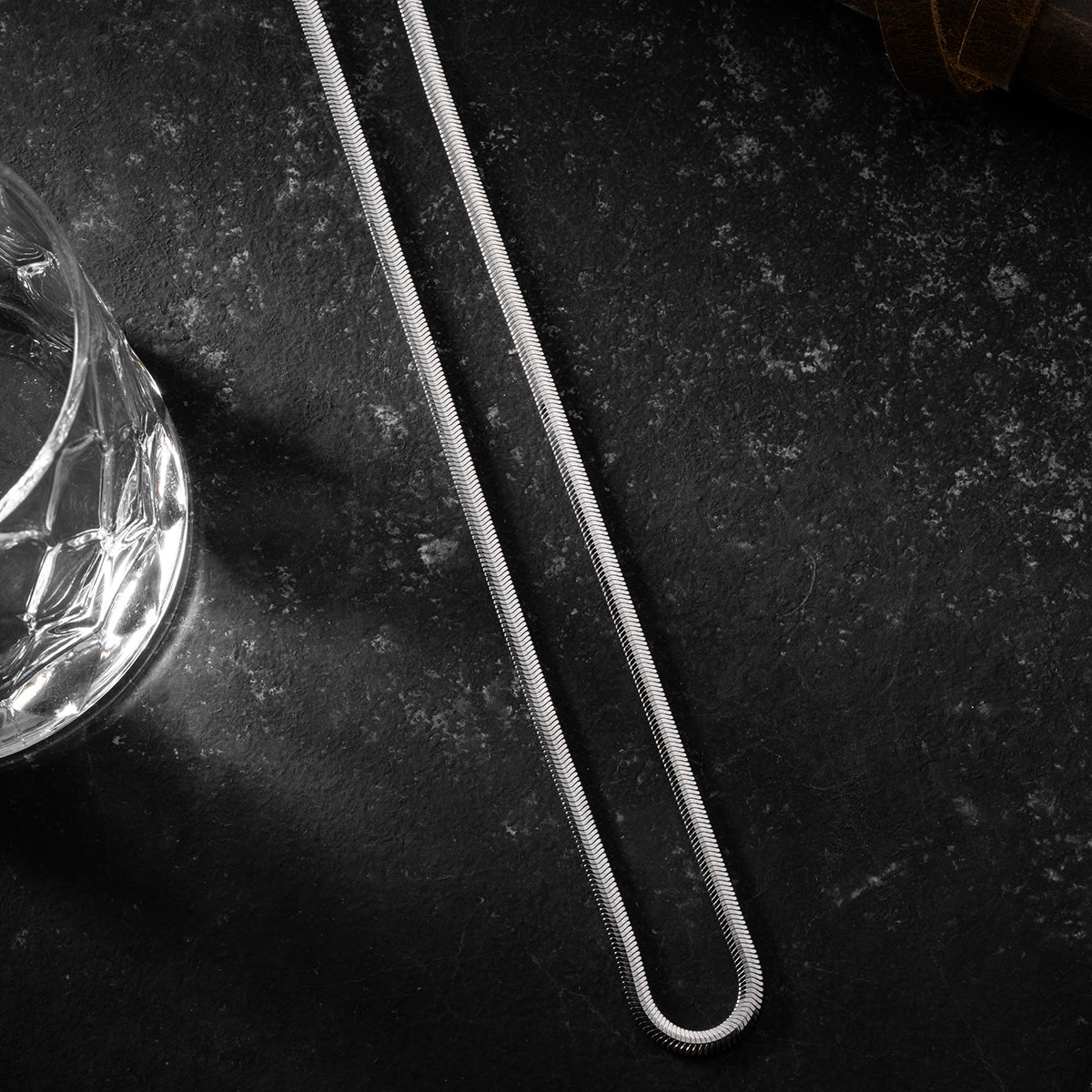 SNAKE HALSKETTE 4 MM | 925 SILBER