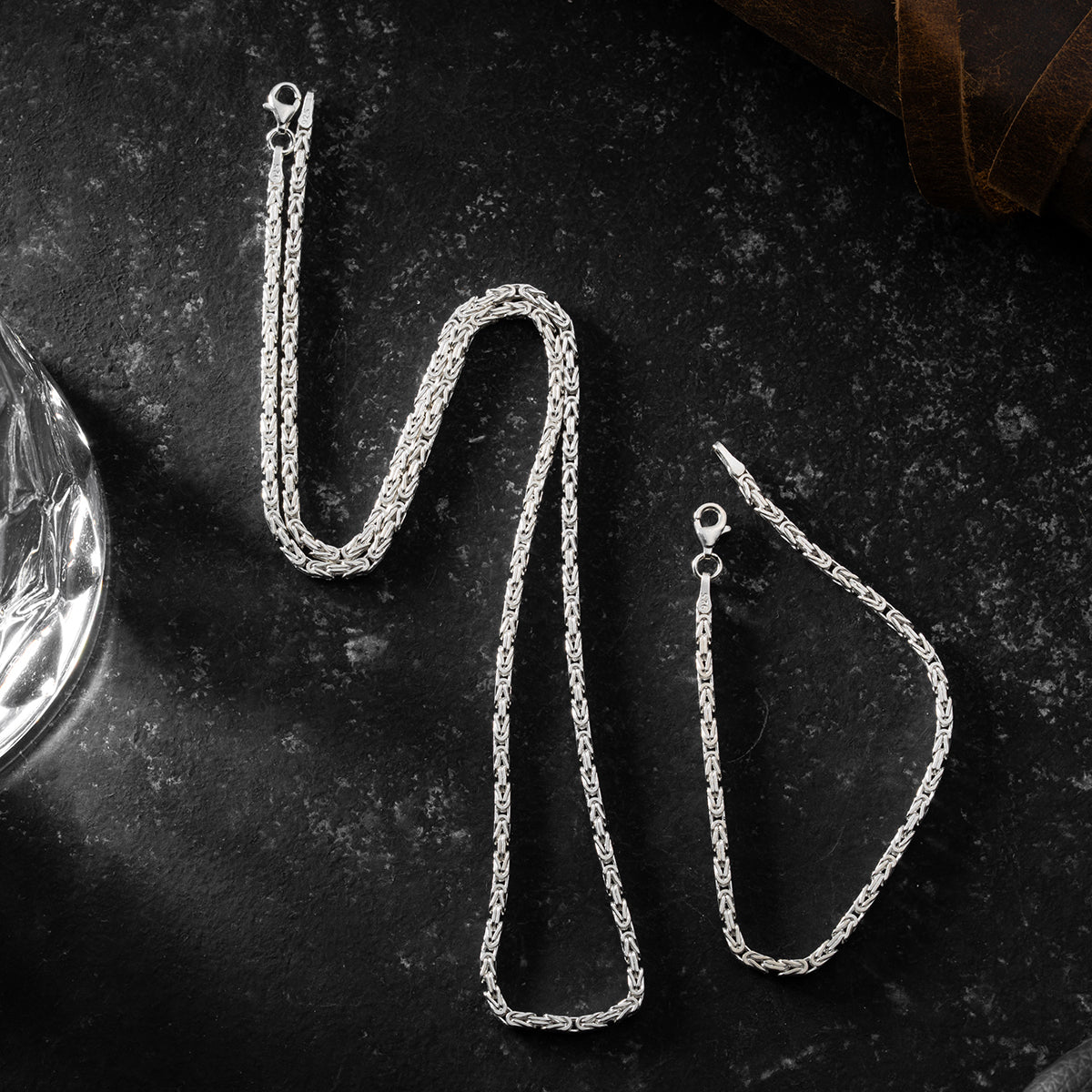 KÖNIGSKETTE SET 3 MM | 925 SILBER