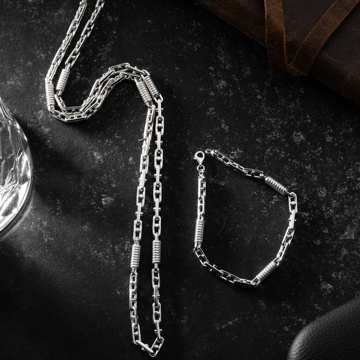 MONTE CARLO HALSKETTE SET 5 MM | 925 SILBER