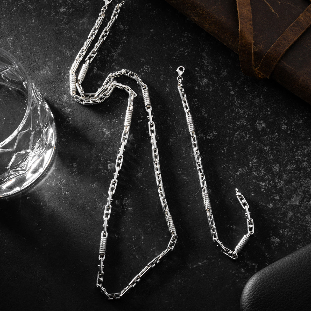 MONTE CARLO HALSKETTE SET 5 MM | 925 SILBER