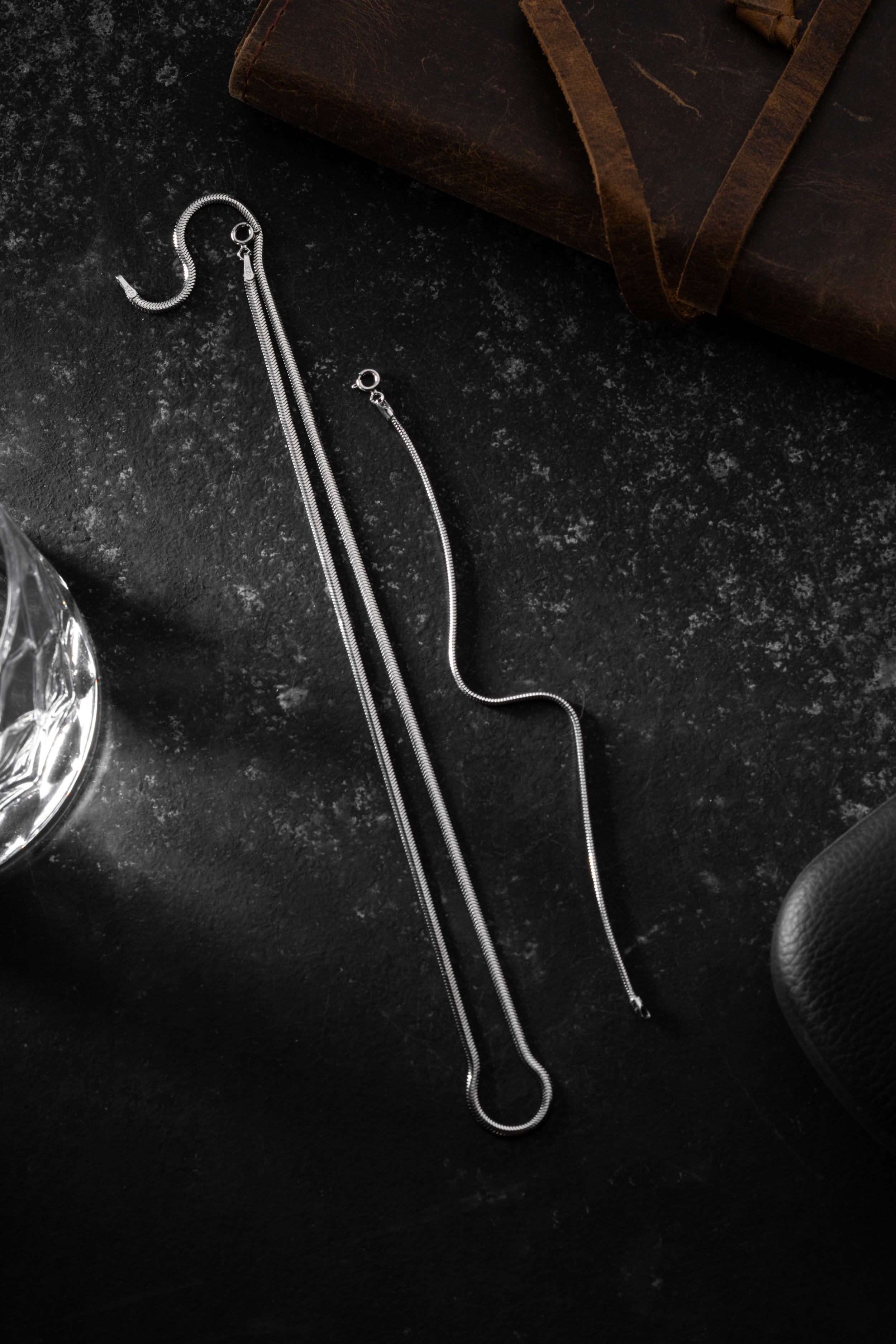 SNAKE HALSKETTE SET 2 MM | 925 SILBER