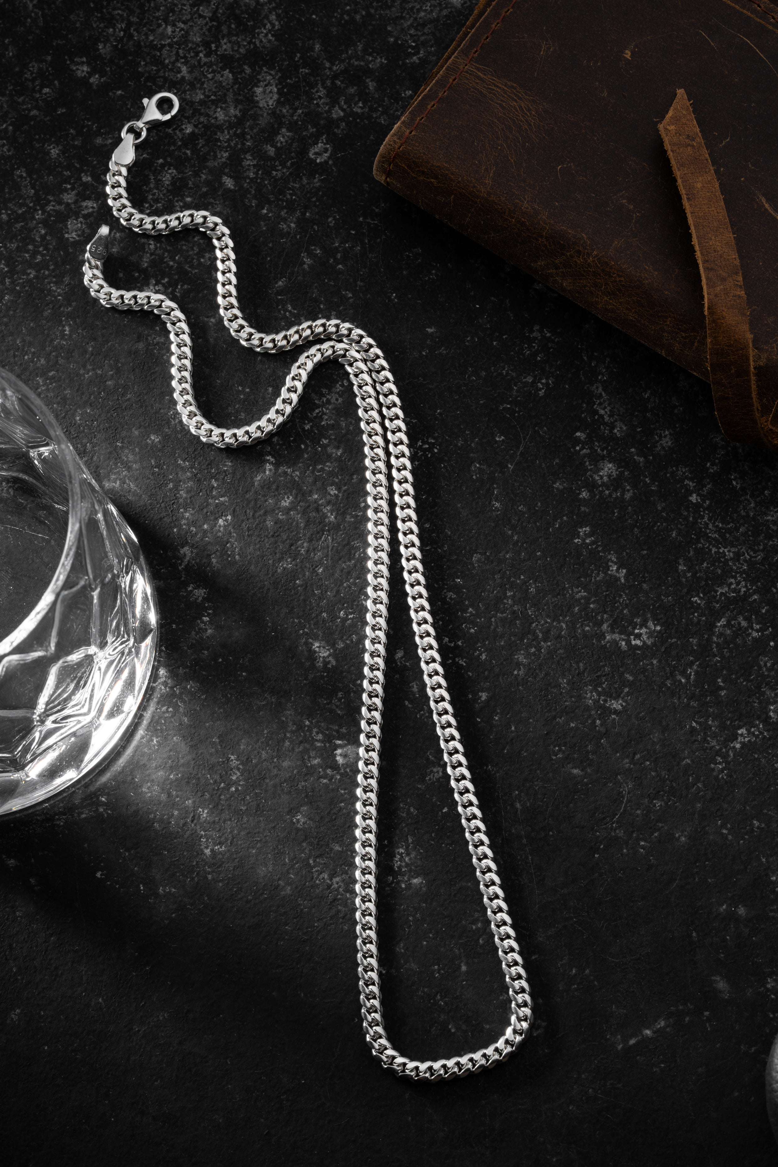 PANZER HALSKETTE 4 MM | 925 SILBER