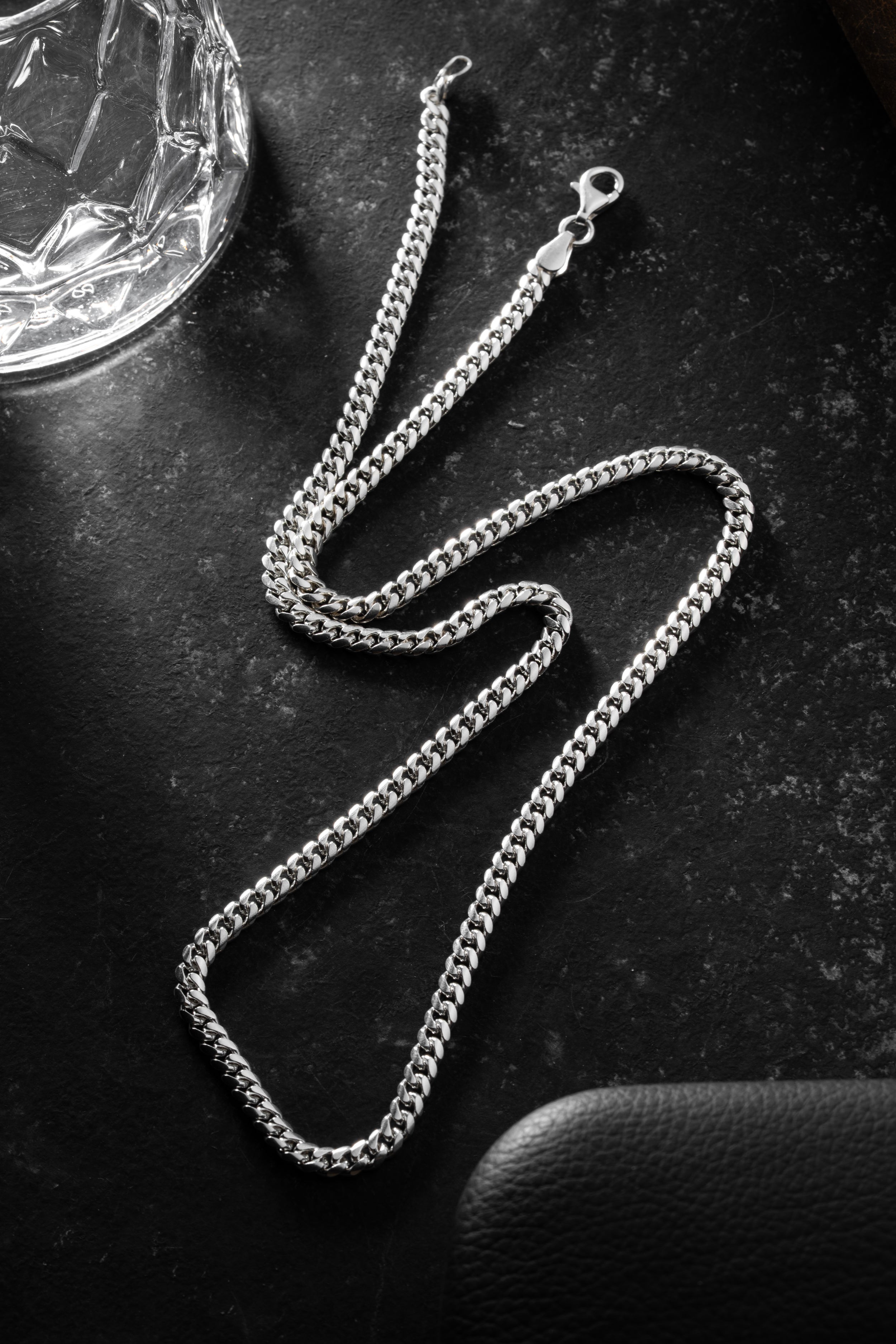 PANZER HALSKETTE 4 MM | 925 SILBER