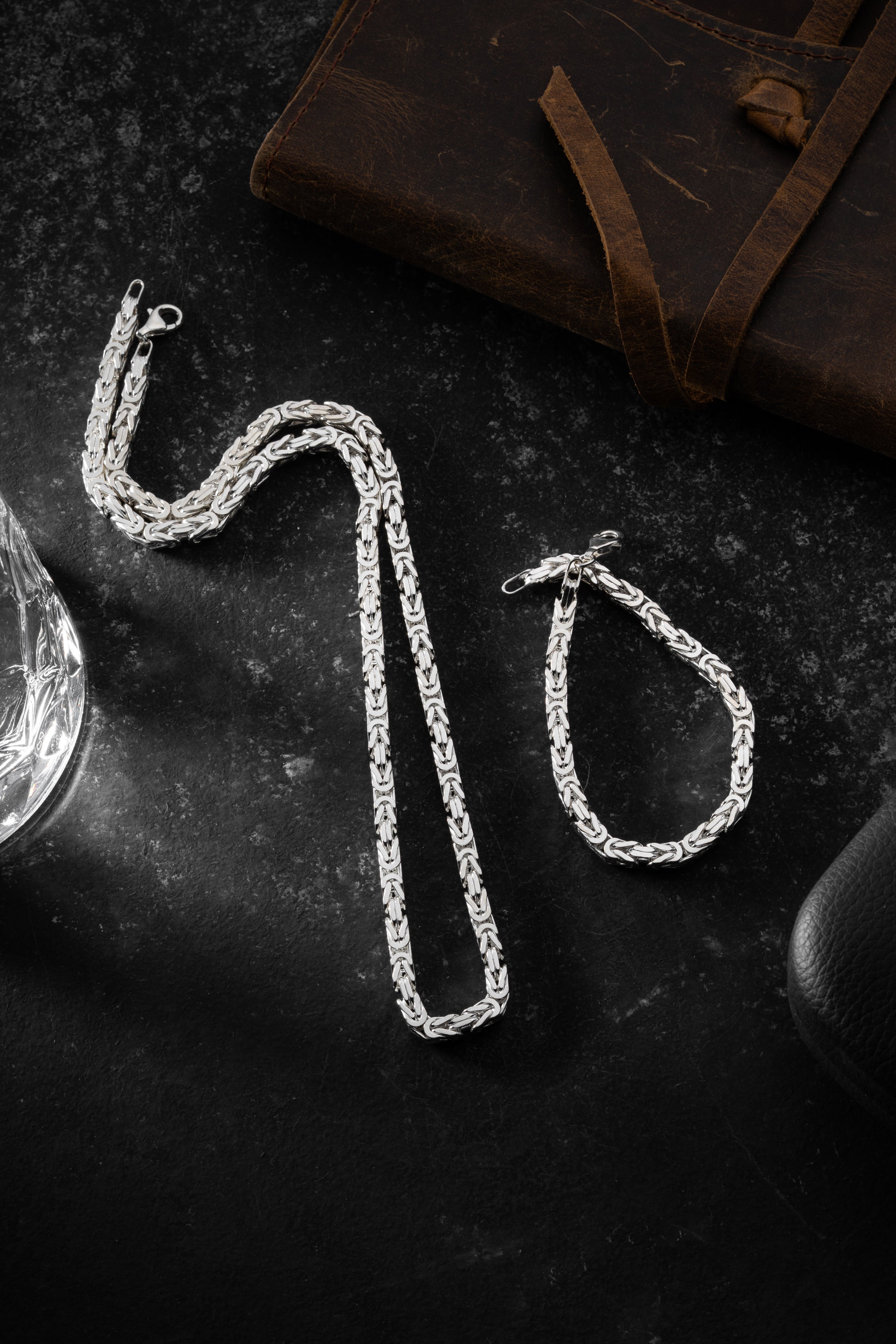 KÖNIGSKETTE SET 5 MM | 925 SILBER