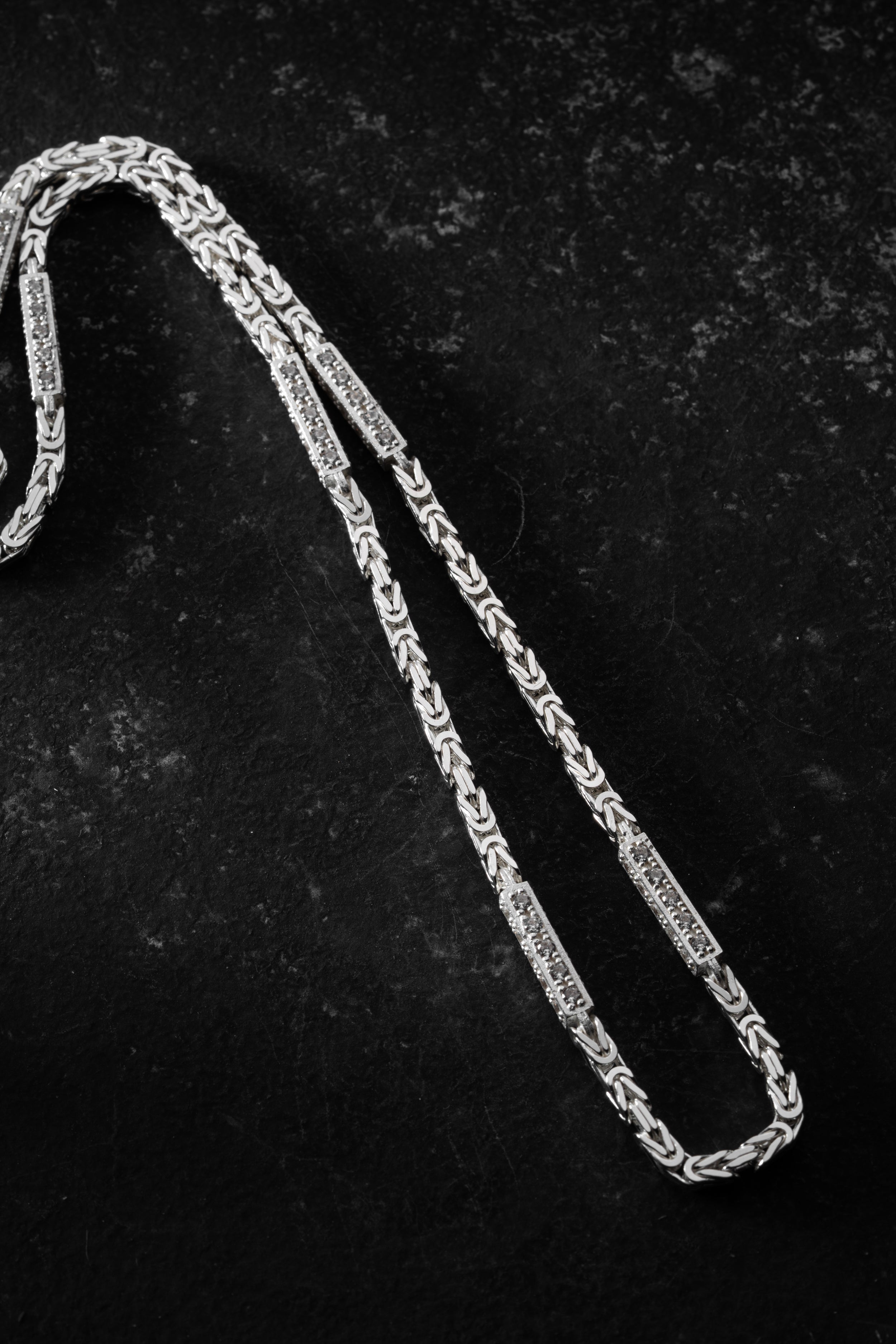 KÖNIGSKETTE ICED OUT 3 MM | 925 SILBER