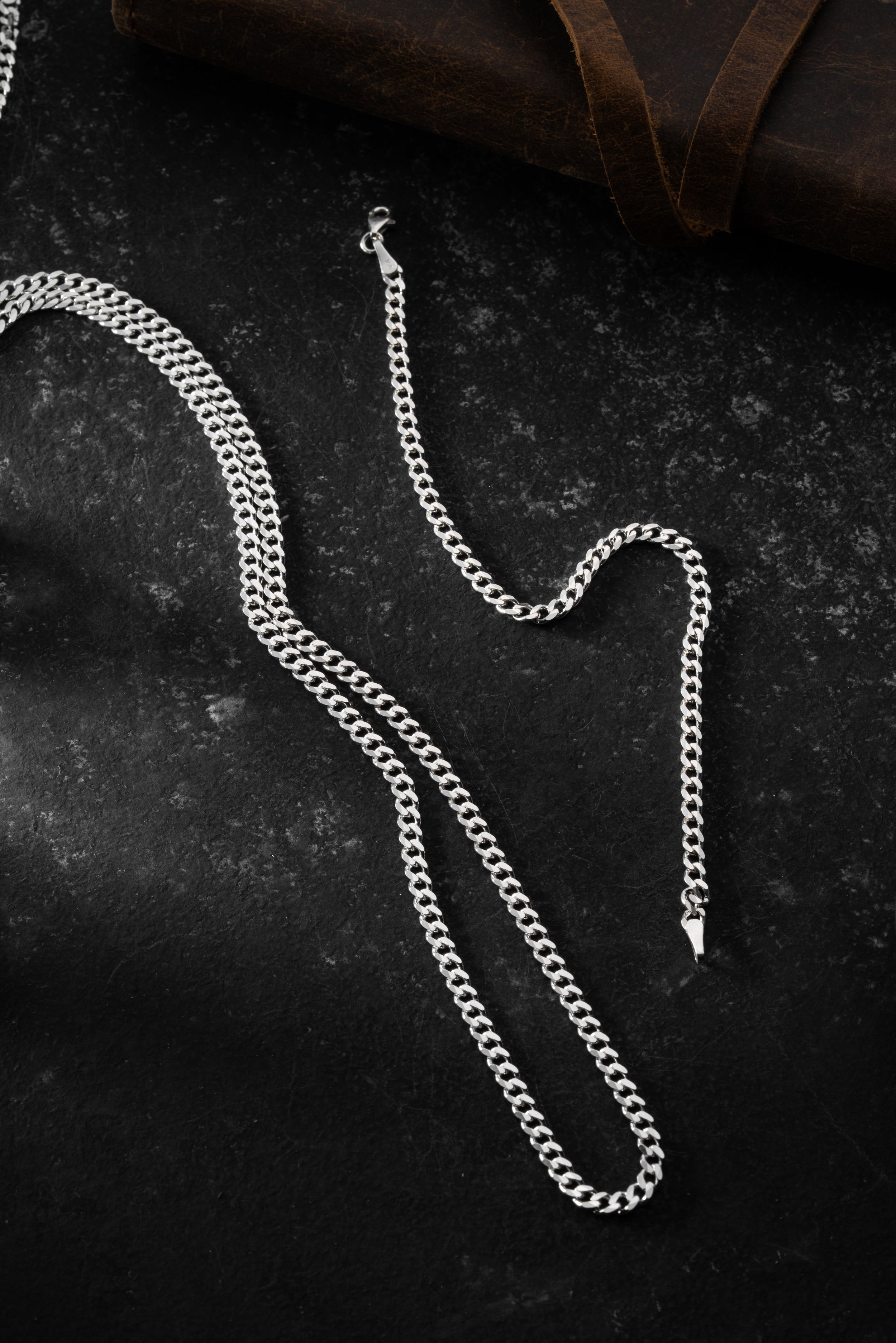 PANZER HALSKETTE SET 3 MM | 925 SILBER