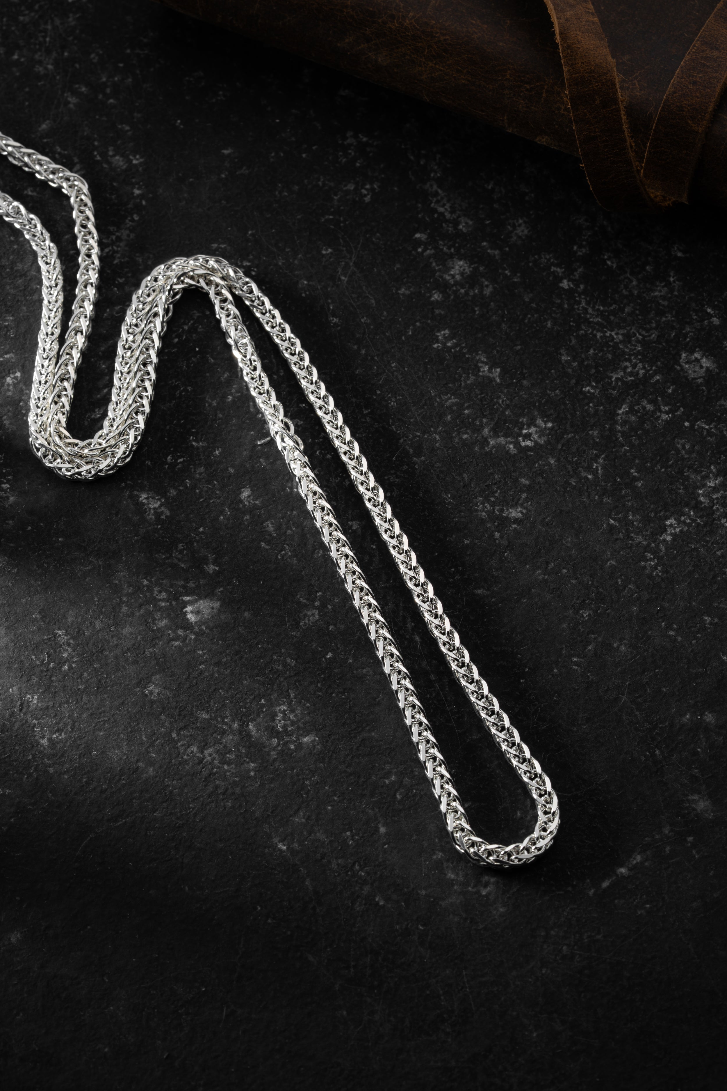 KORDEL HALSKETTE 4 MM | 925 SILBER