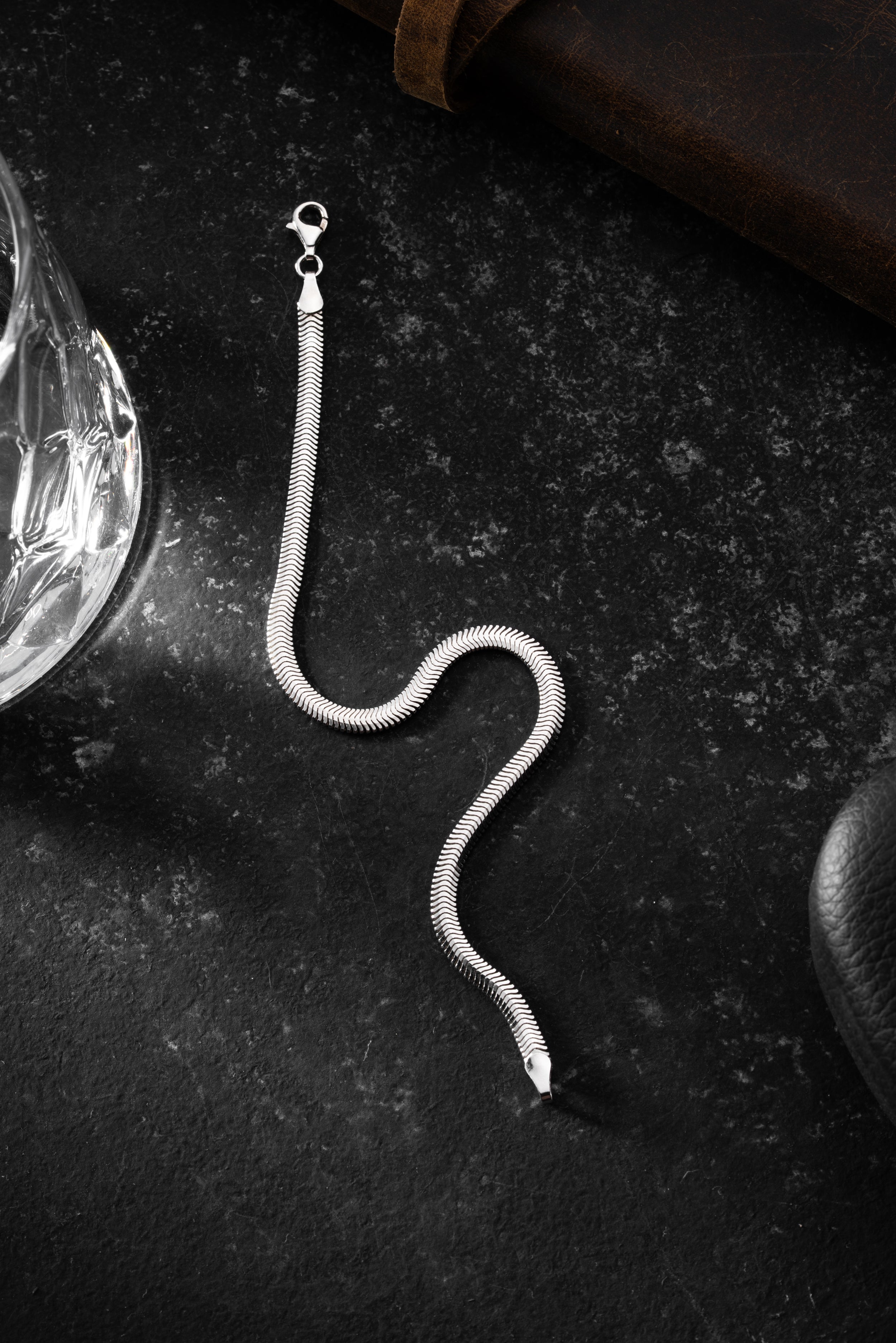 SNAKE ARMBAND 4 MM | 925 SILBER