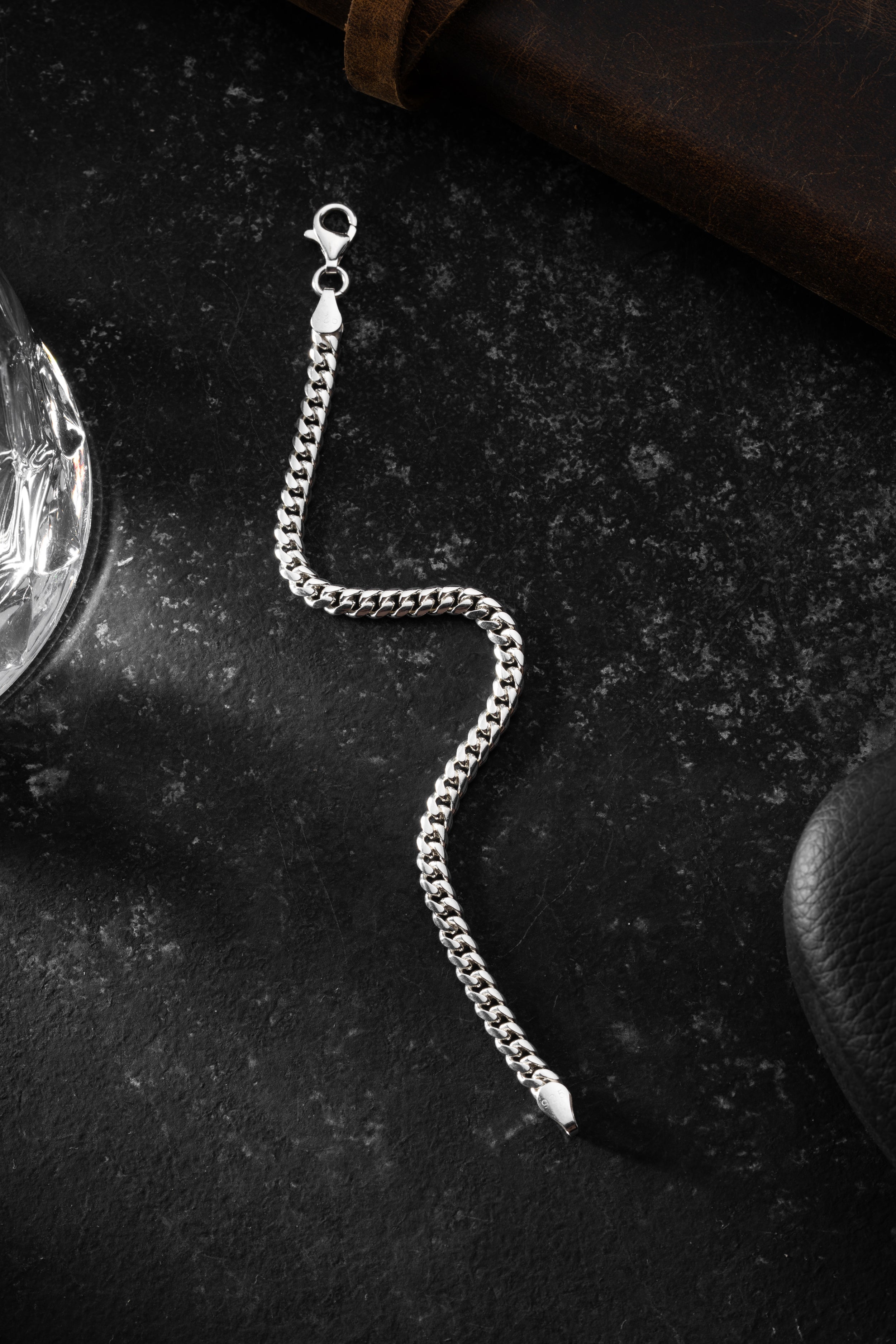 PANZER ARMBAND 4 MM | 925 SILBER