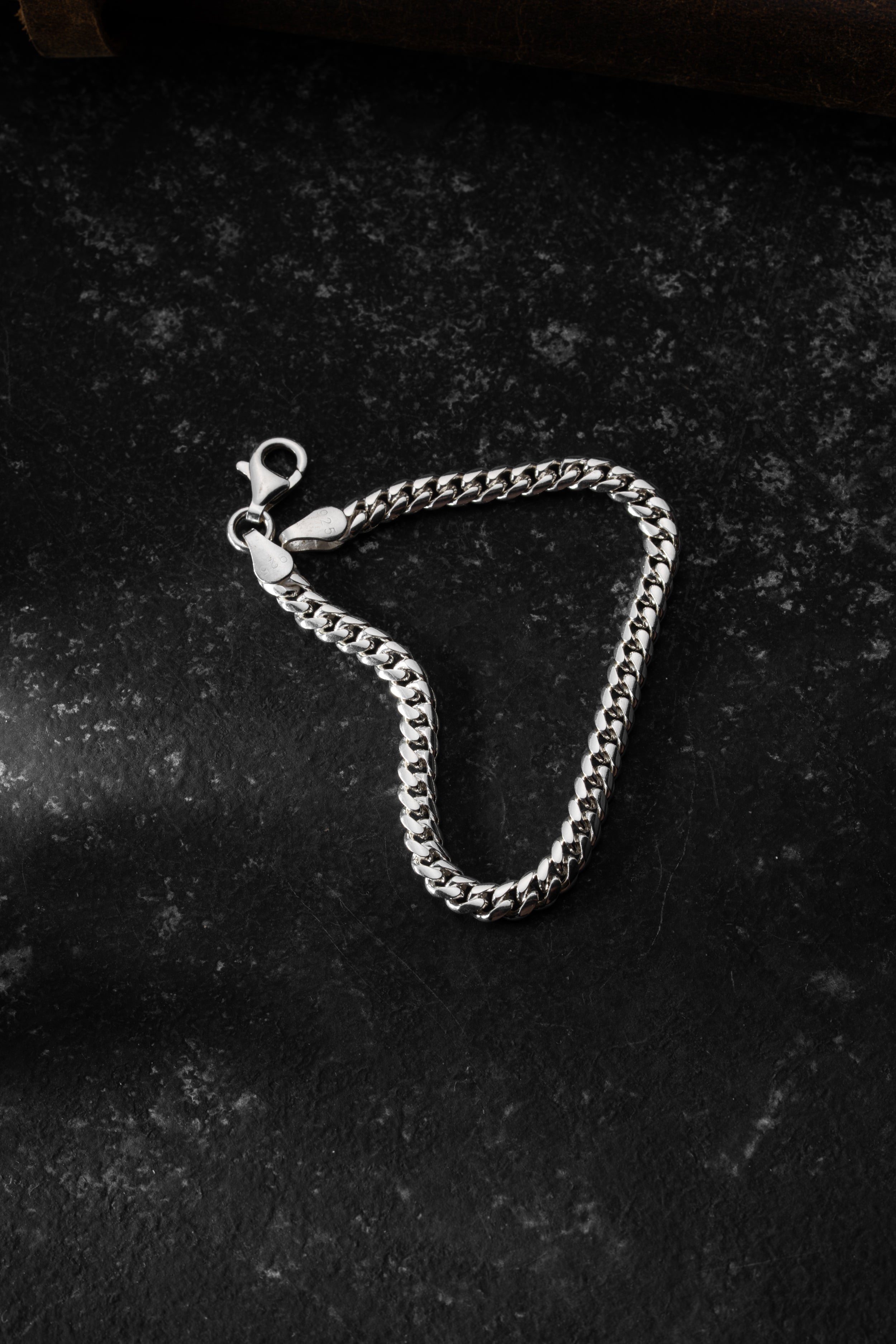 PANZER ARMBAND 4 MM | 925 SILBER