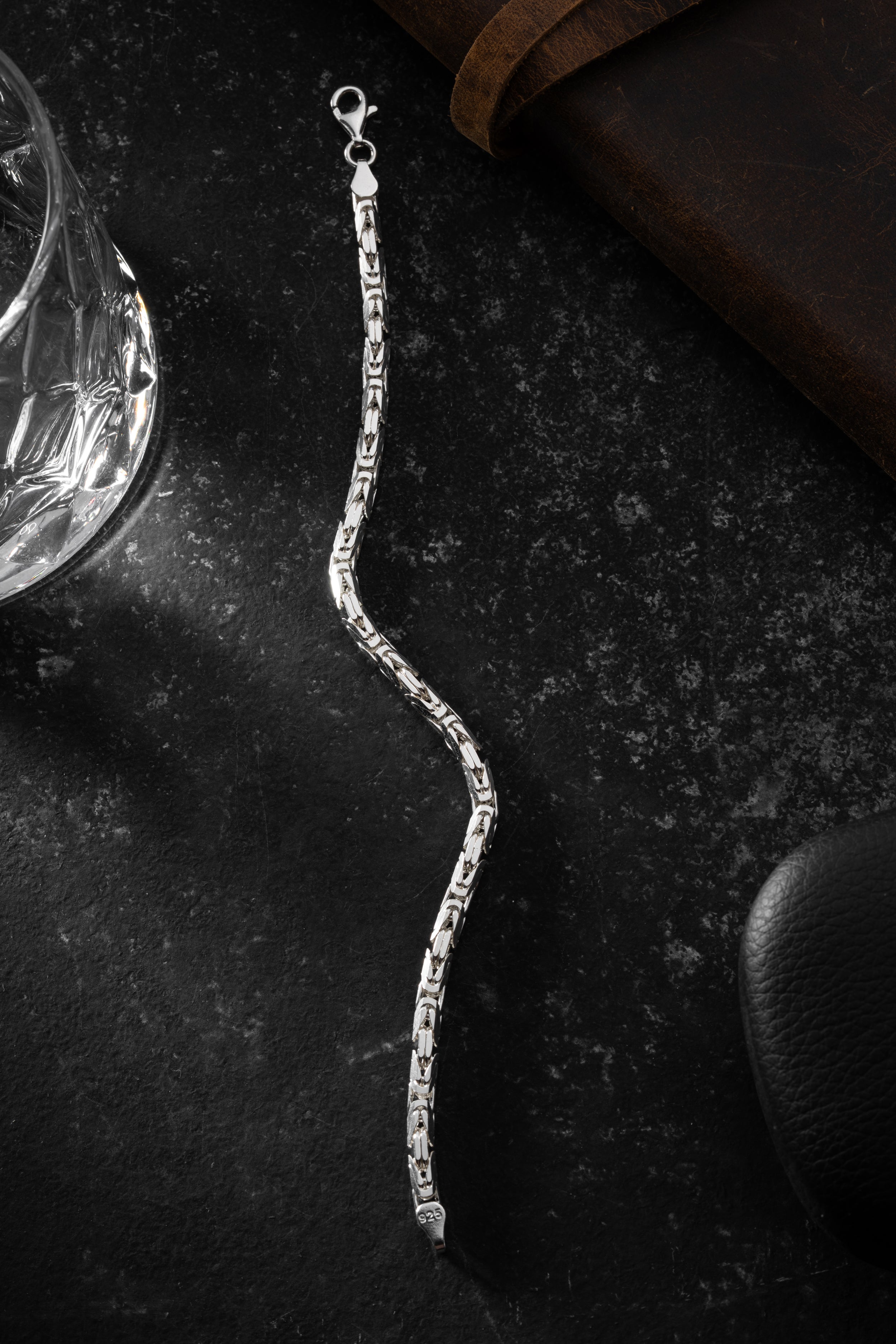 KÖNIGS ARMBAND 4 MM | 925 SILBER