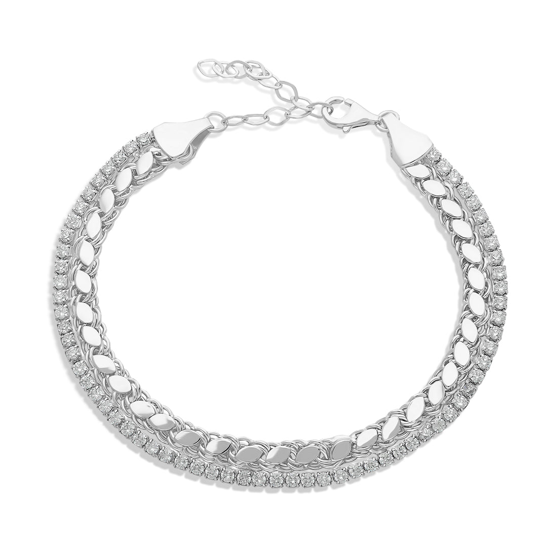 Barley Chain Waterway Bracelet - 925 SILVER