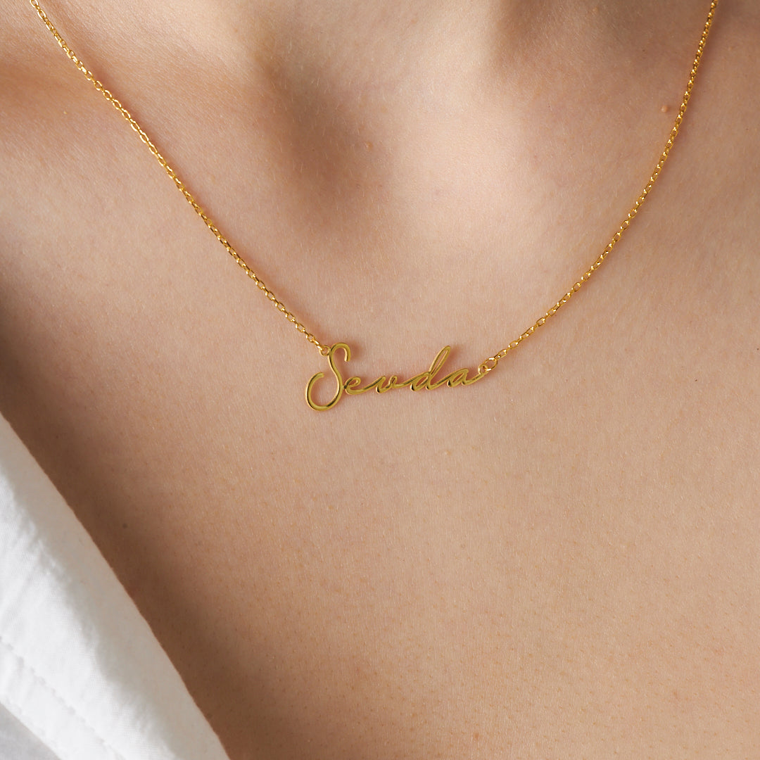 Real Name Necklace - 925 Silver