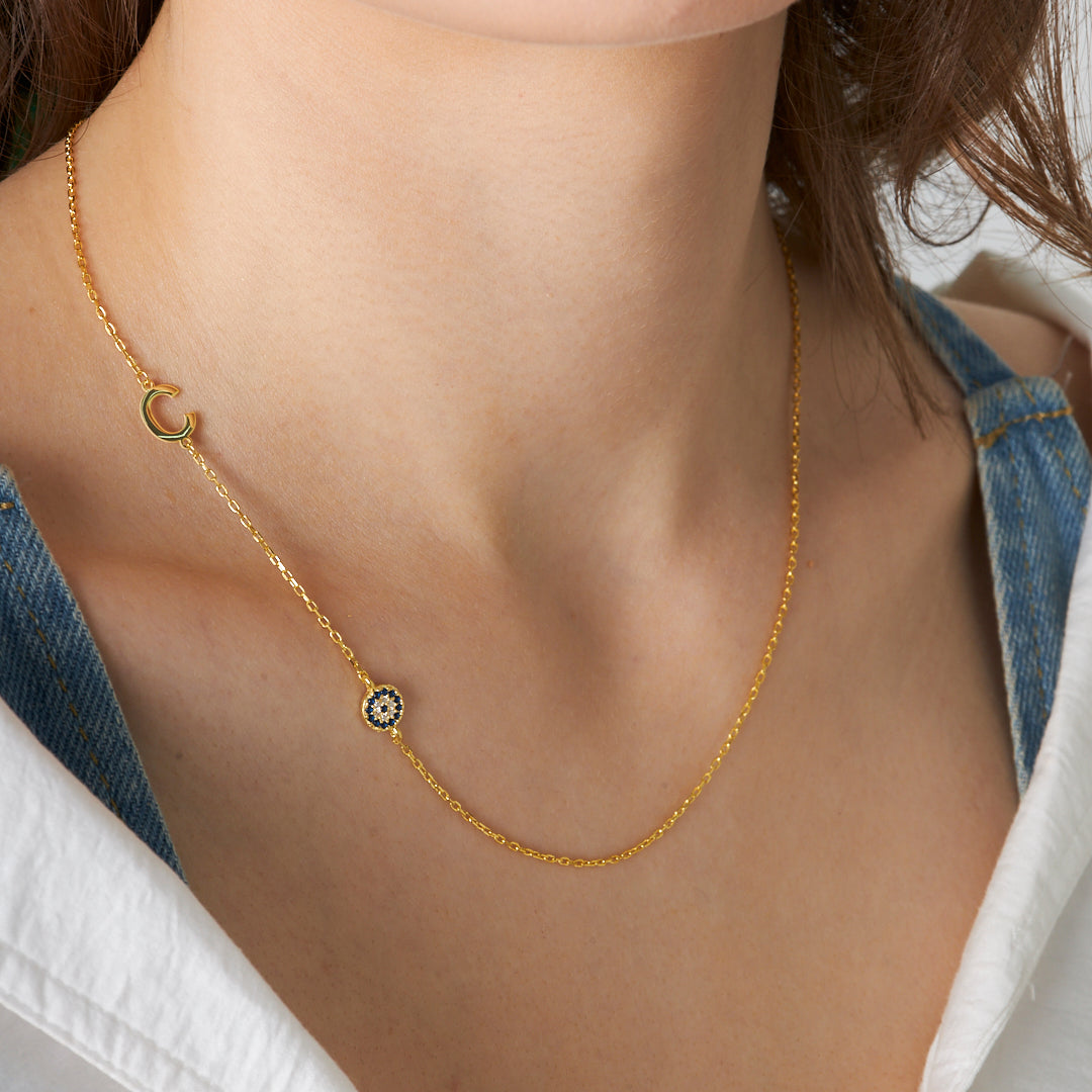 Letter Necklace - 925 Silver