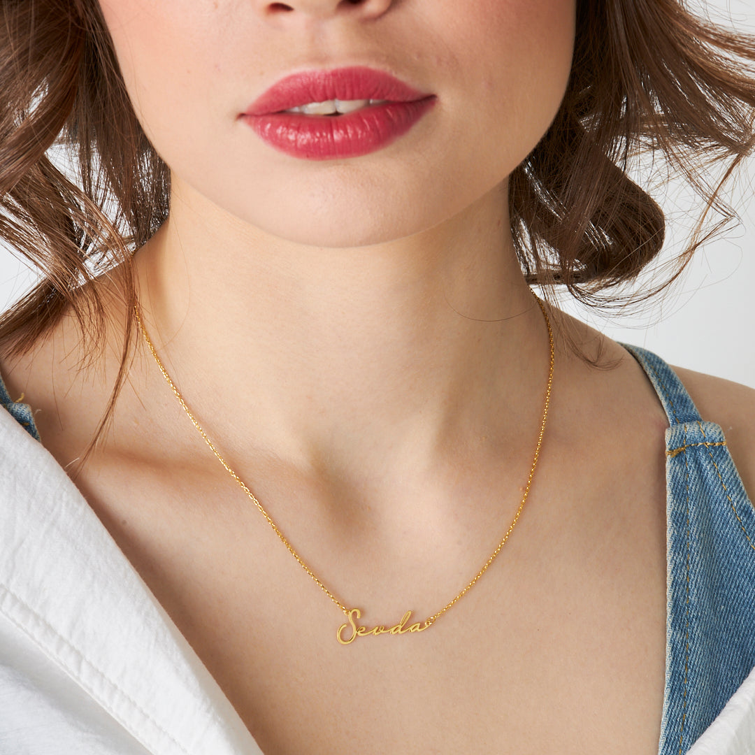 Real Name Necklace - 925 Silver