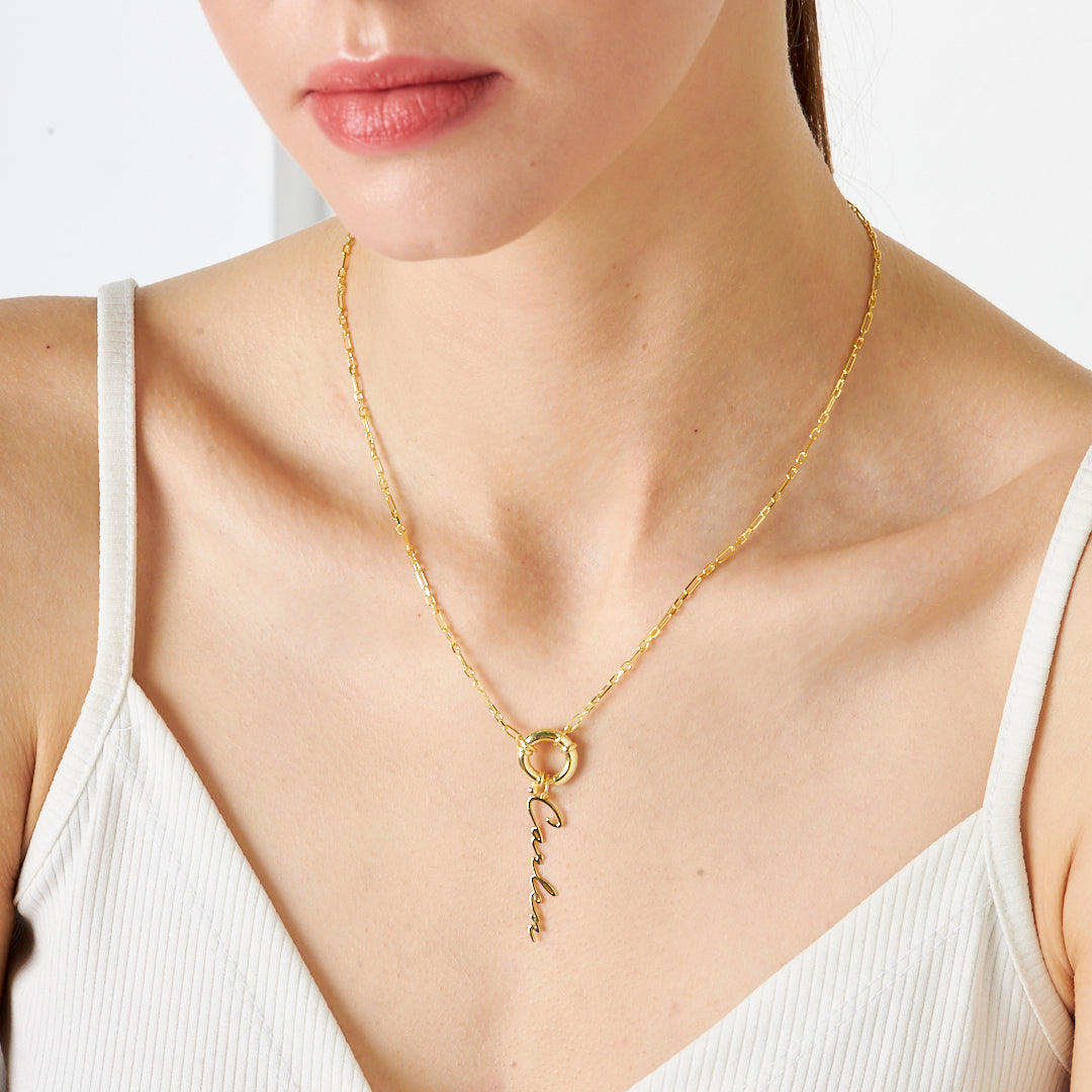 Signature Lock Necklace - 925 SILVER