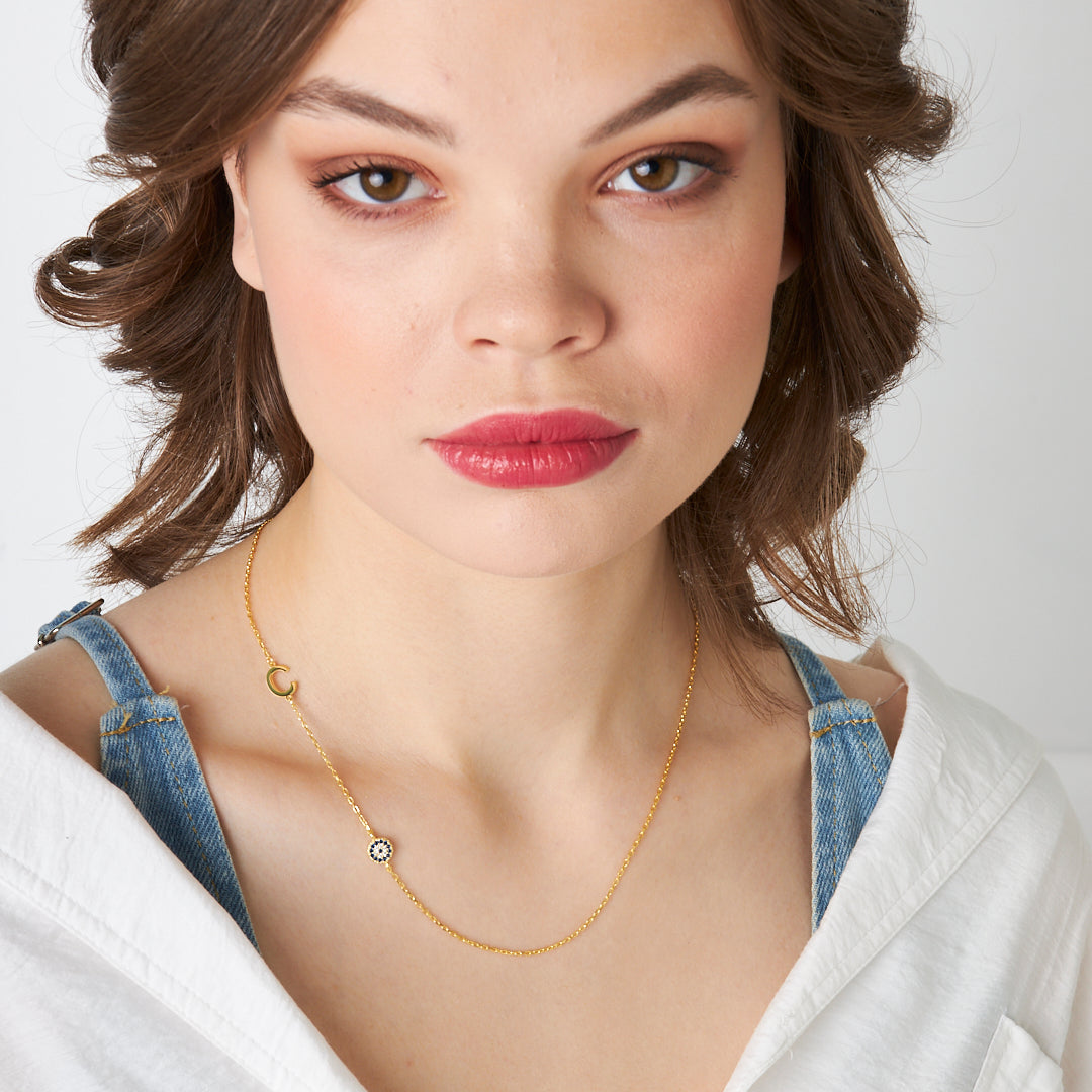 Letter Necklace - 925 Silver