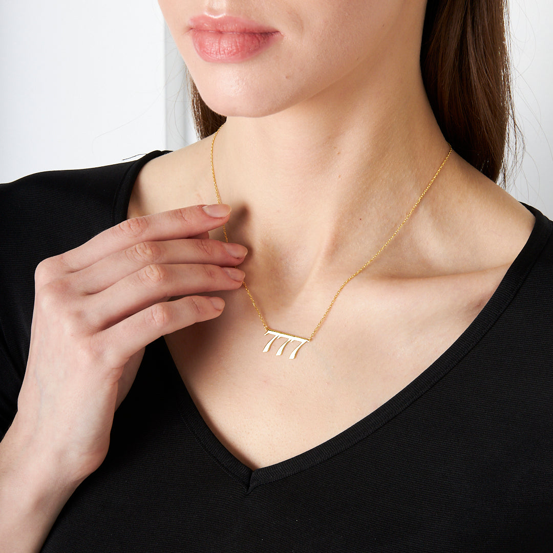 GLÜCKSZAHLEN KETTE | 925 SILBER