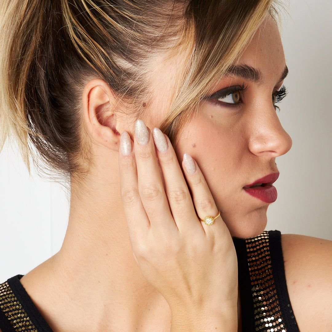 Daisy Model Ring - 925 SILVER