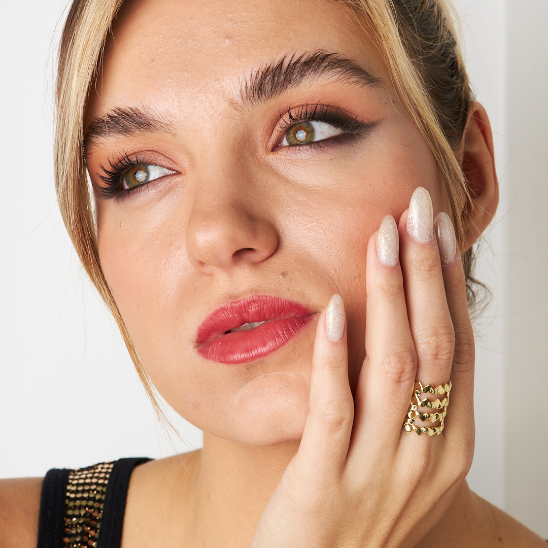 Heart Wave Ring - 925 SILVER