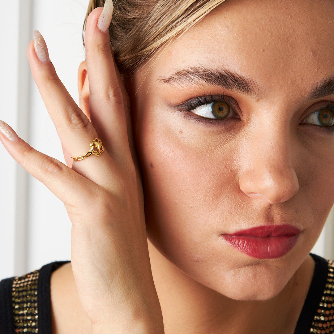 Dragonfly Detailed Ring - 925 SILVER