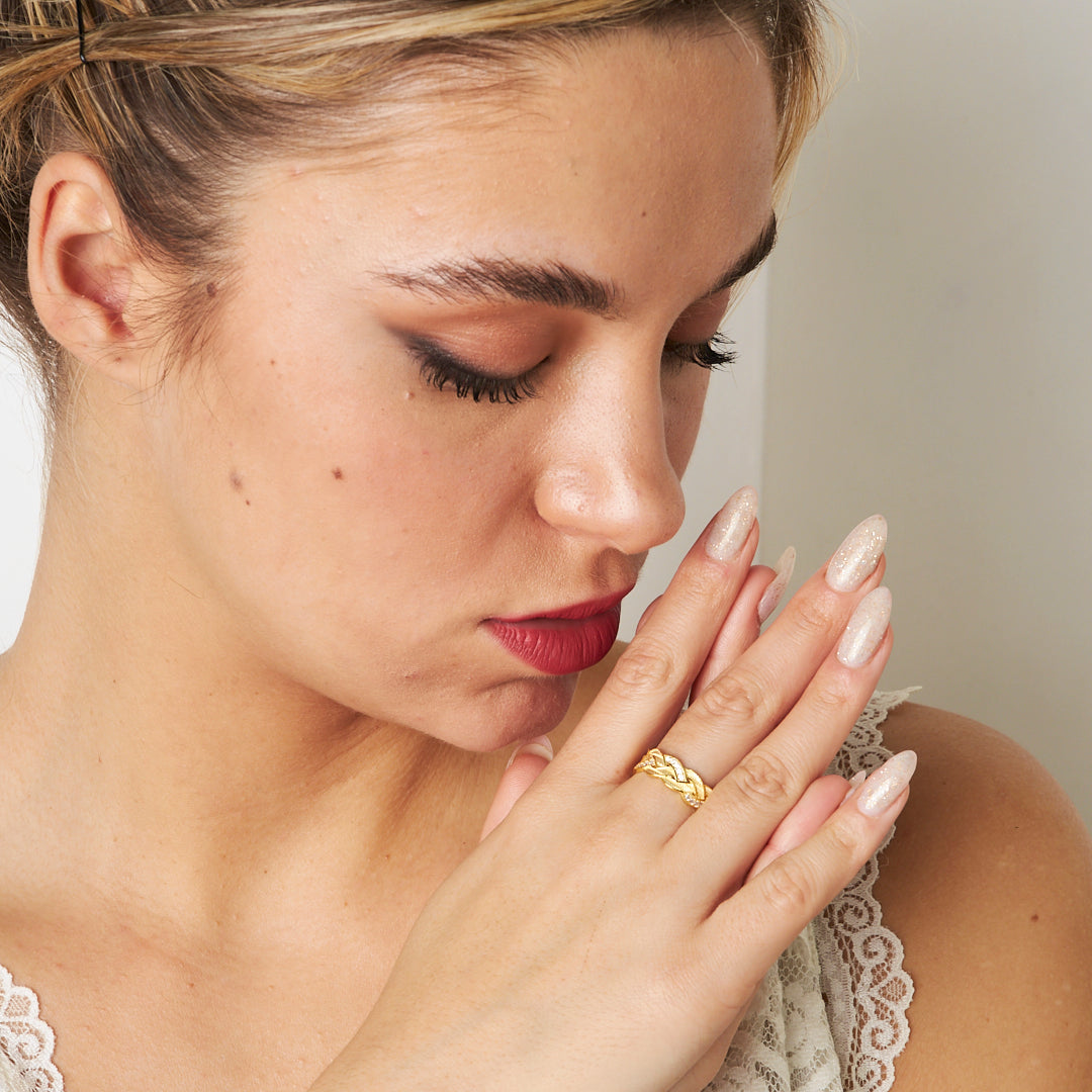 STRICK RING | 925 SILBER