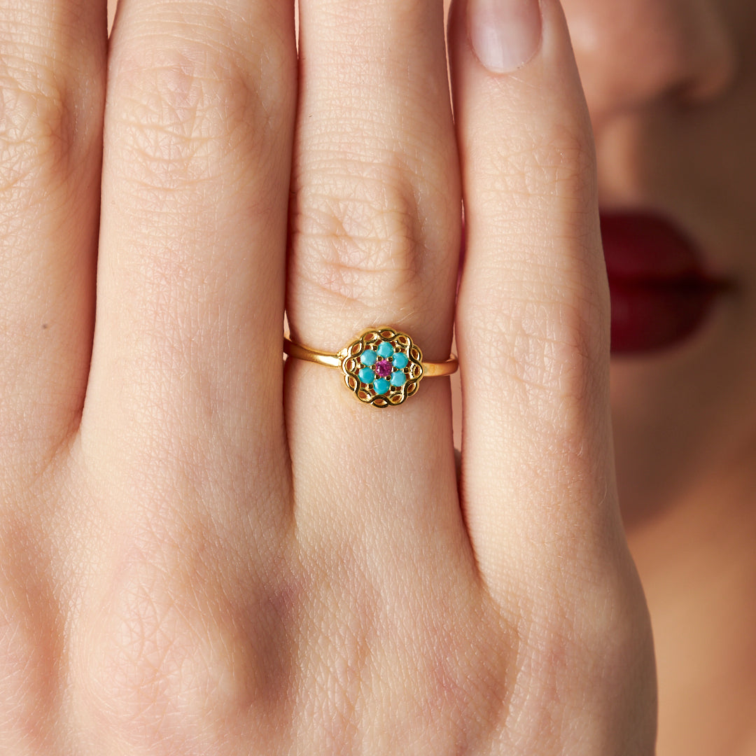 Colorful Ring - 925 SILVER