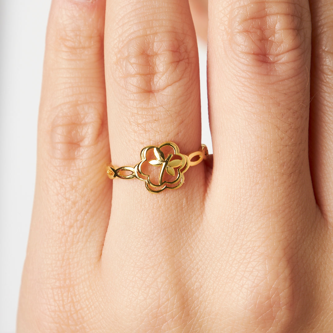 Dragonfly Detailed Ring - 925 SILVER