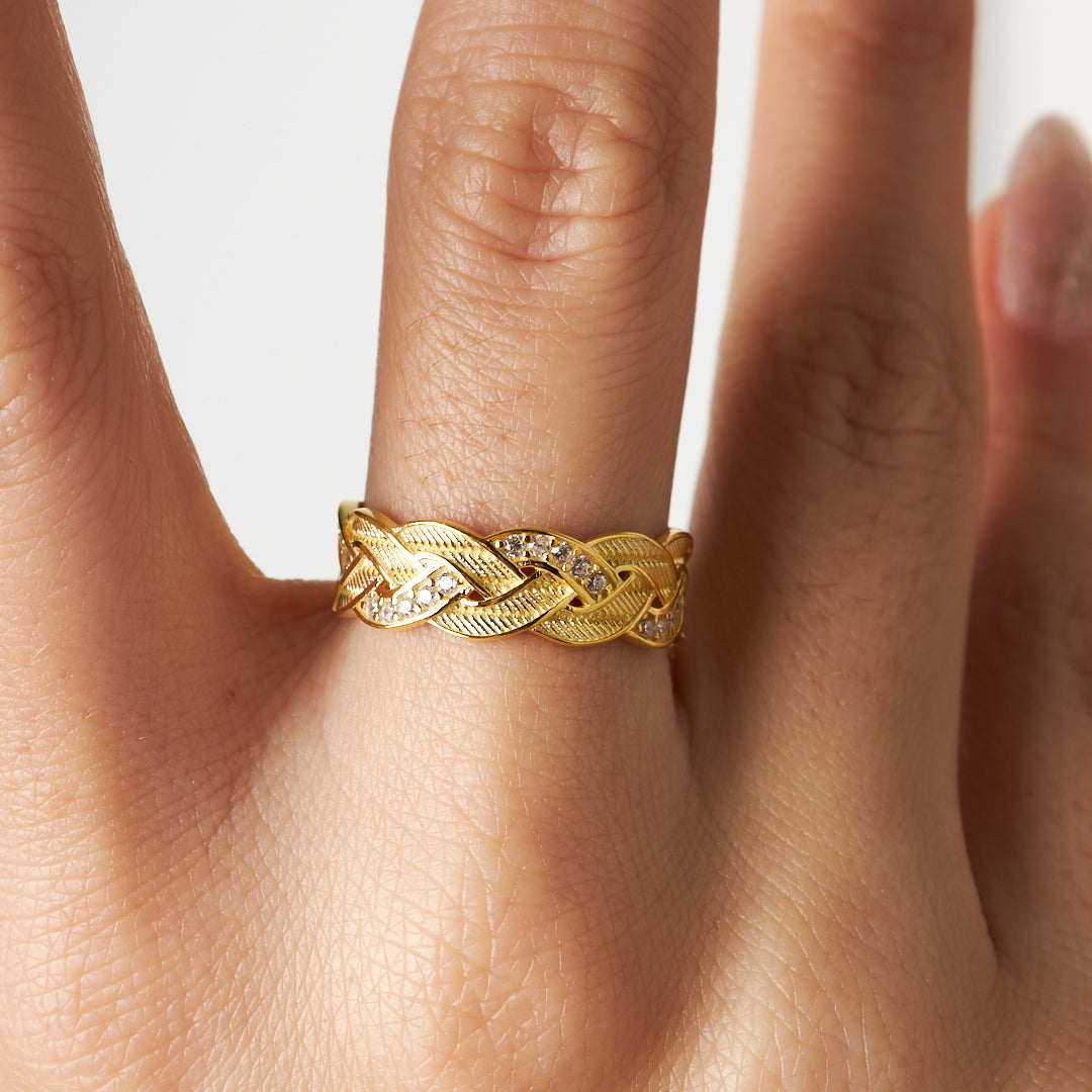 STRICK RING | 925 SILBER