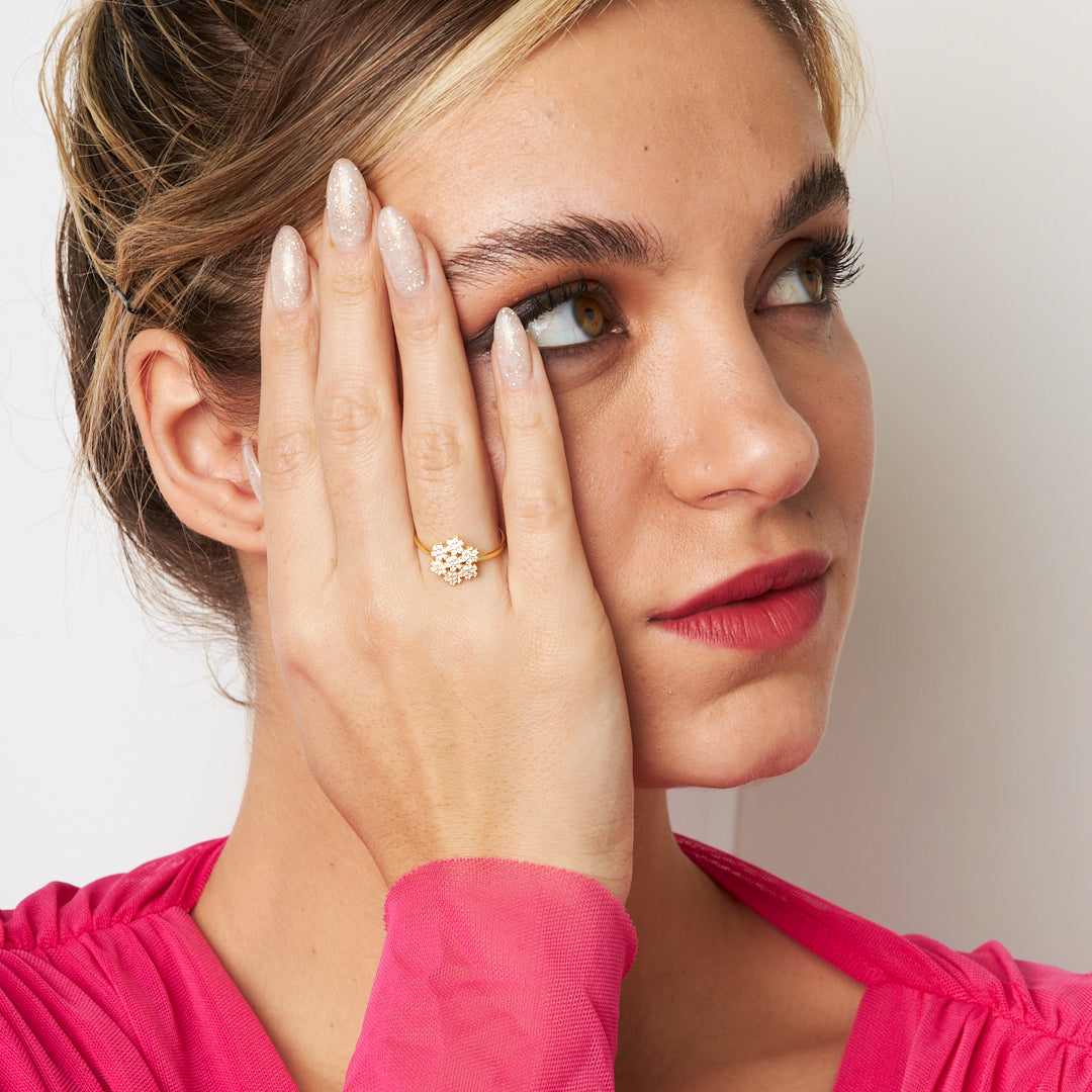 Snowflake Ring - 925 SILVER