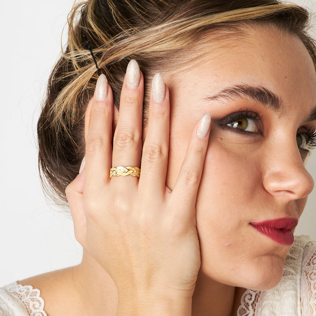 STRICK RING | 925 SILBER