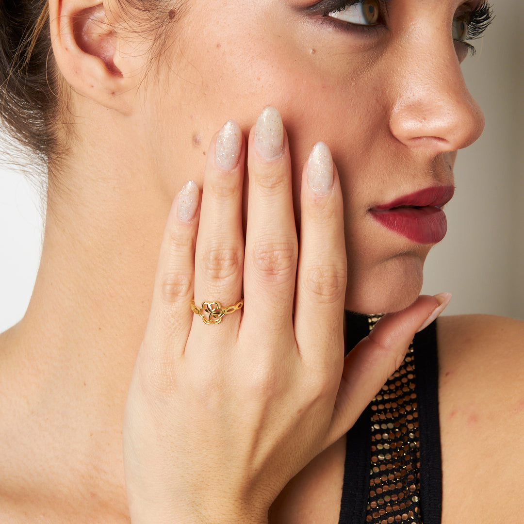 Dragonfly Detailed Ring - 925 SILVER