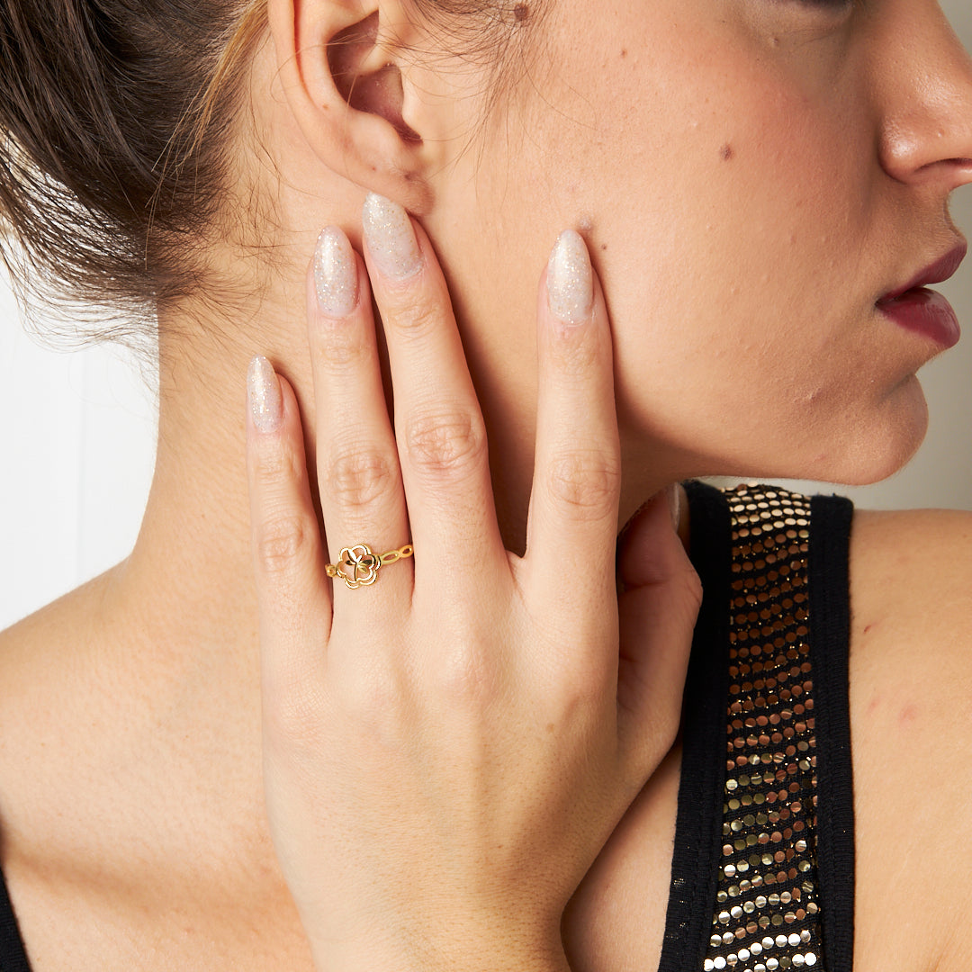 Dragonfly Detailed Ring - 925 SILVER