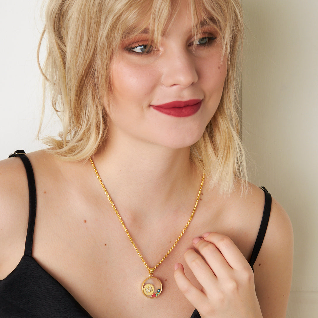 Lucky Letter Necklace - 925 Silver