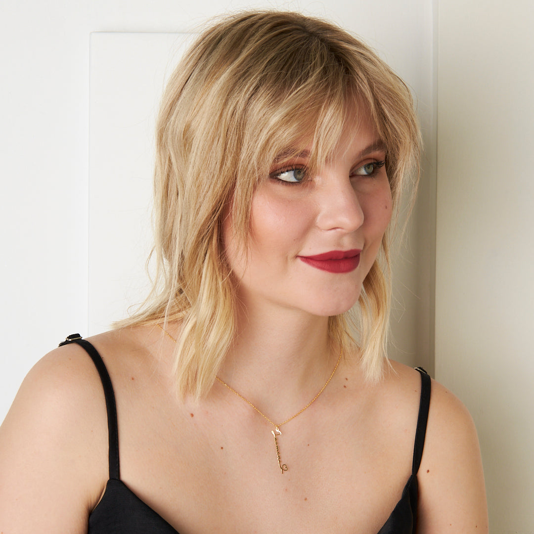 Heart Symbol Name Necklace - 925 SILVER