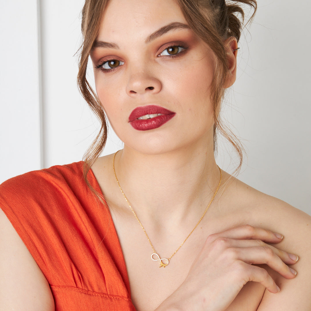 Infinite Dragonfly Necklace - 925 SILVER