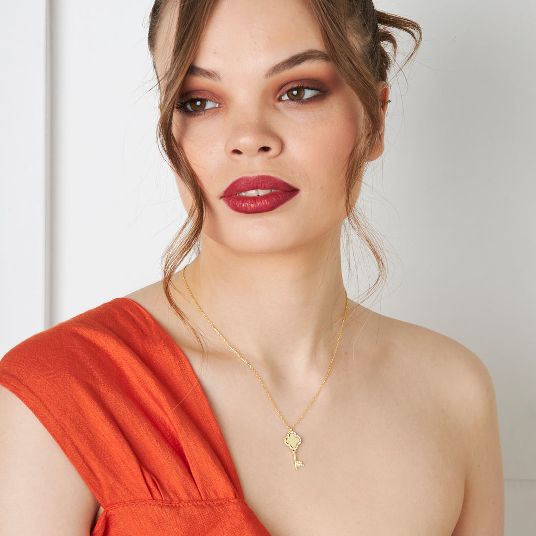 Key Necklace - 925 SILVER