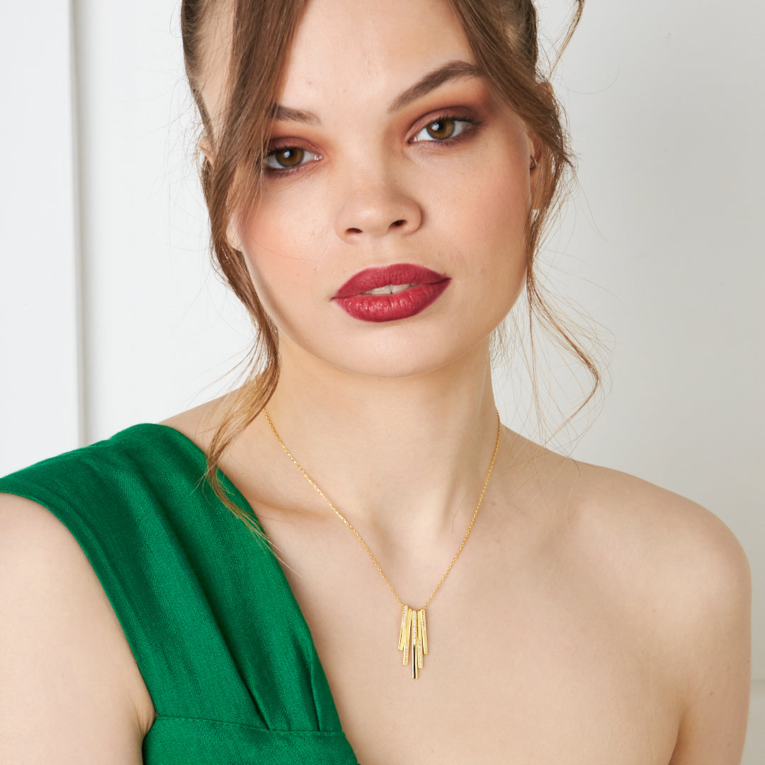 Bar Necklace - 925 SILVER