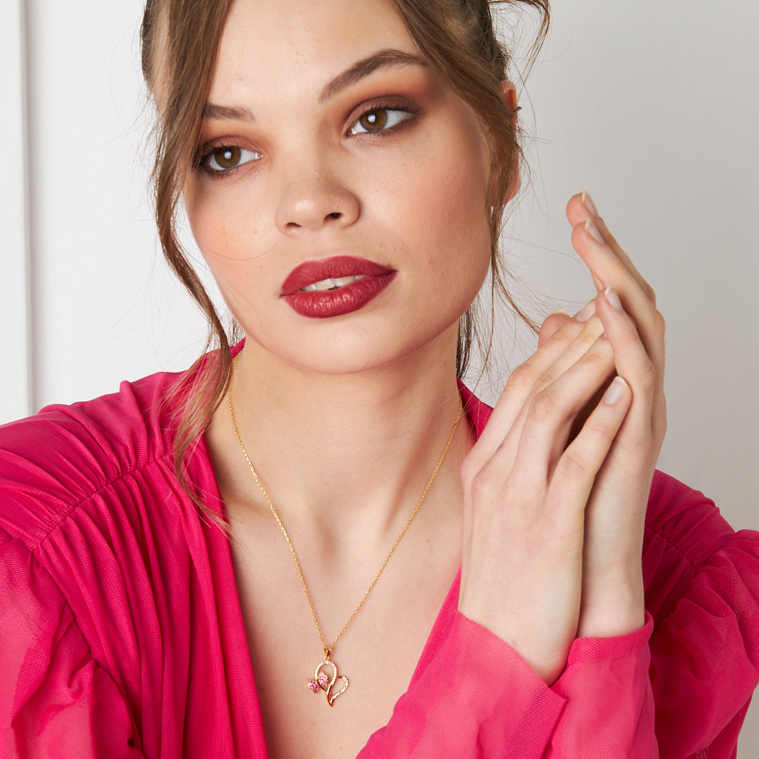 Love Butterfly Necklace - 925 SILVER