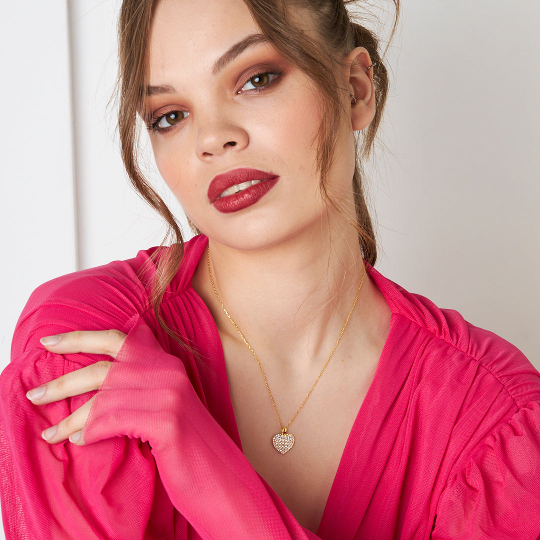 Small Heart Necklace - 925 SILVER