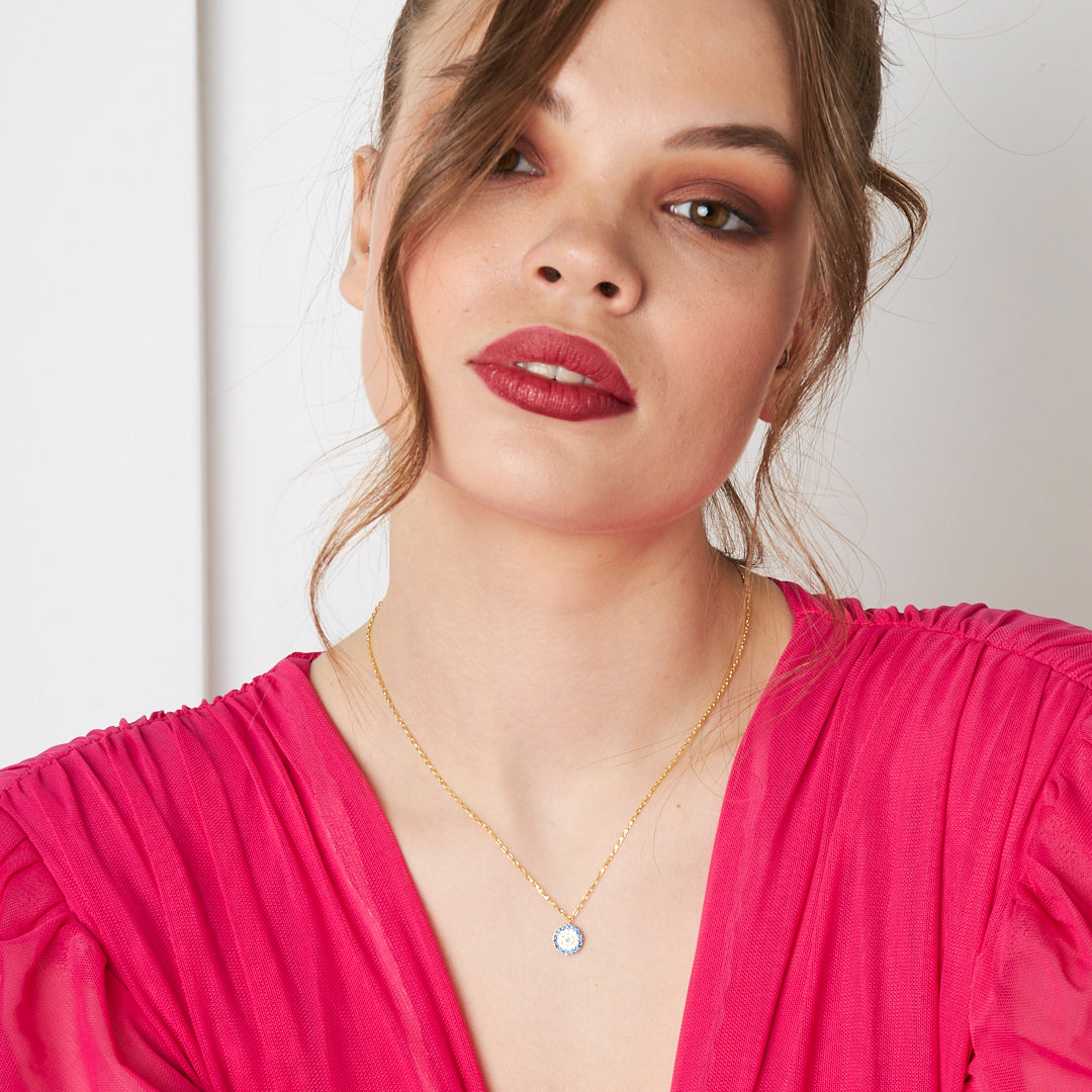 Evil Eye Model Necklace - 925 SILVER