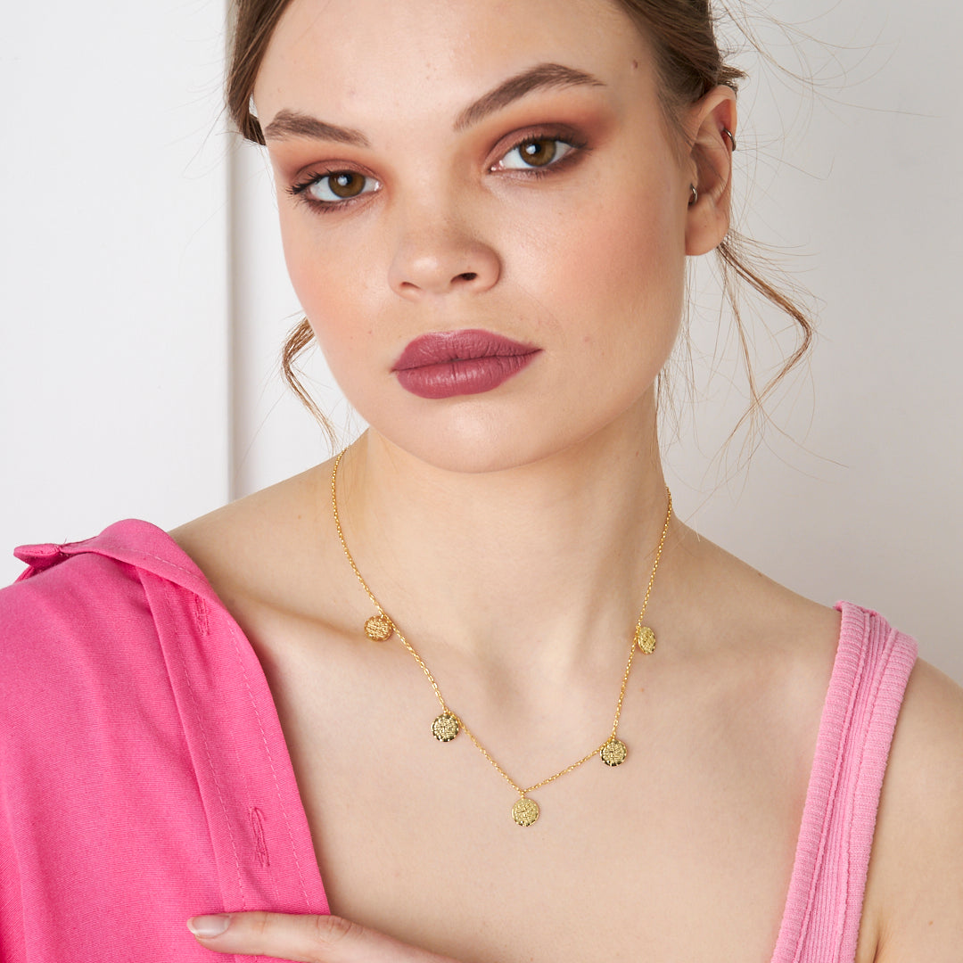 Five-Piece Reşat Necklace - 925 SILVER