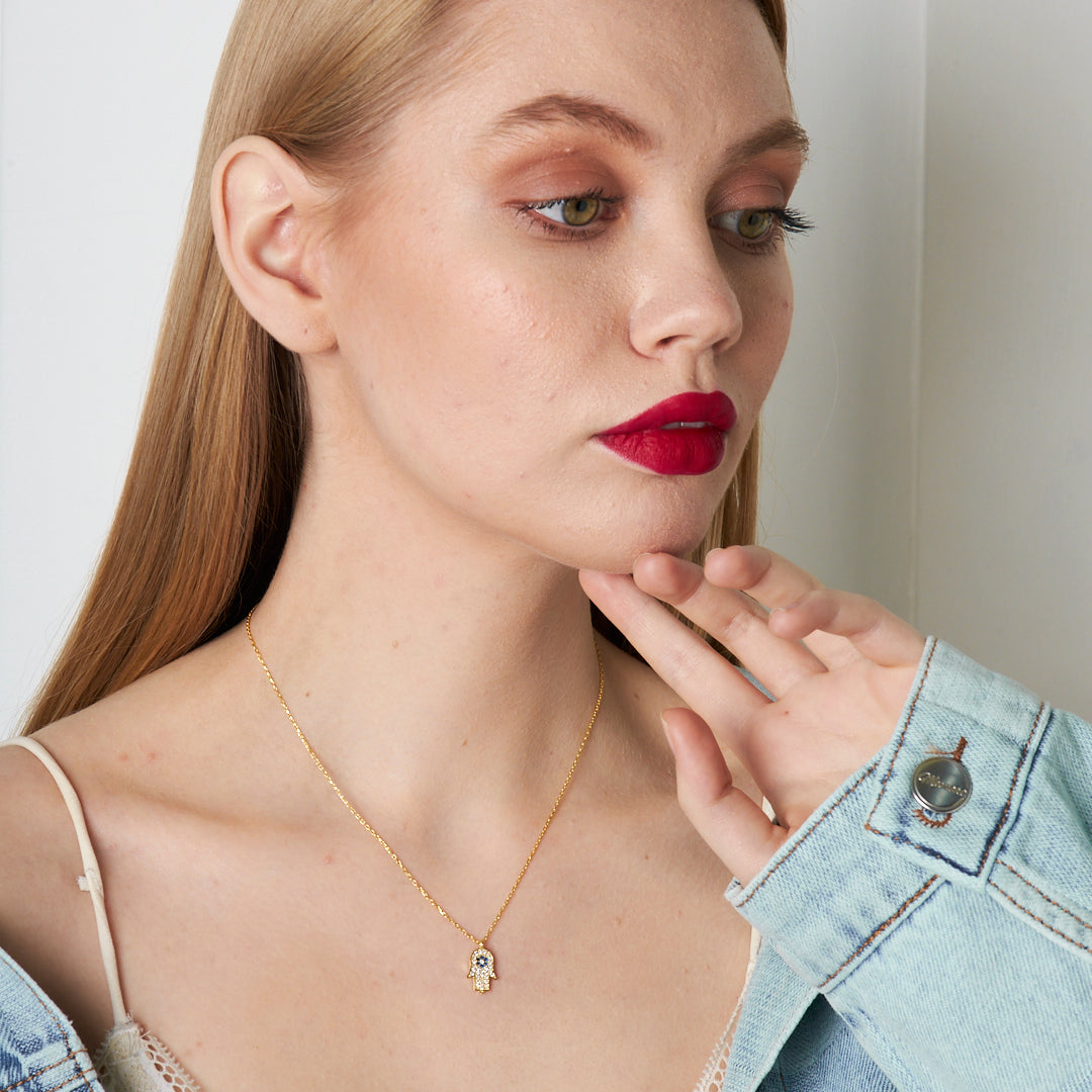 Fatima Hand Chain Necklace - 925 SILVER