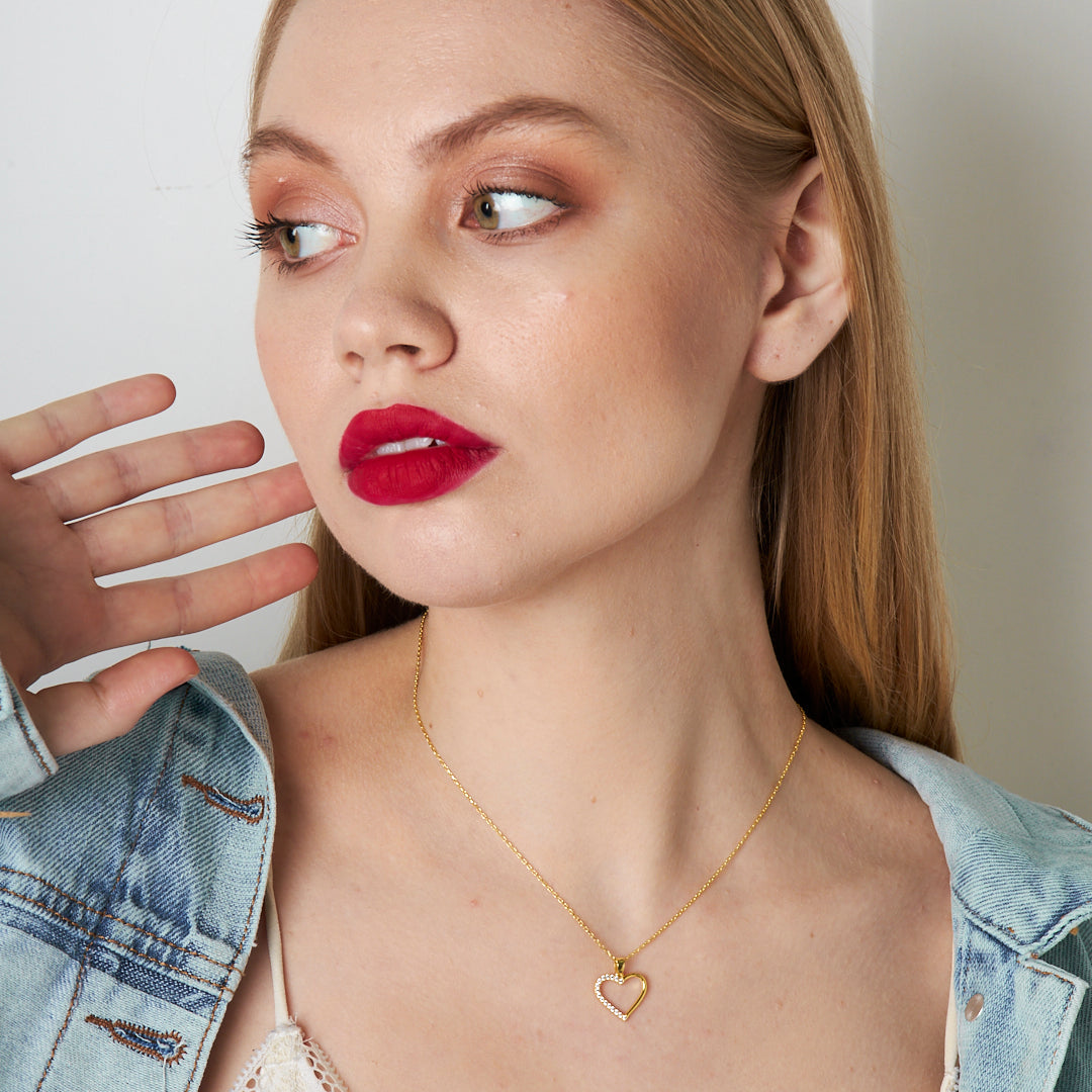 My Favorite Heart Necklace - 925 SILVER