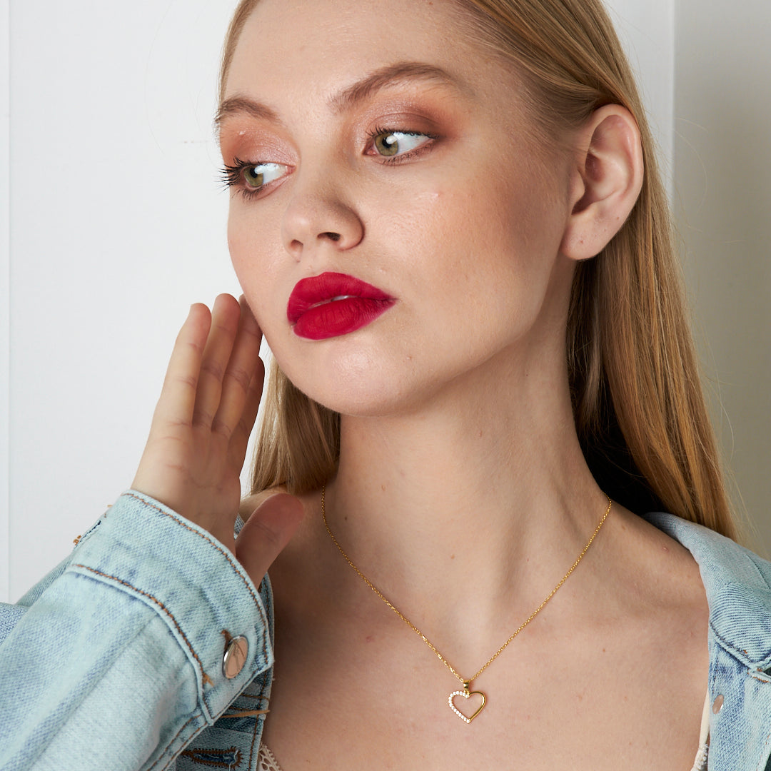 My Favorite Heart Necklace - 925 SILVER