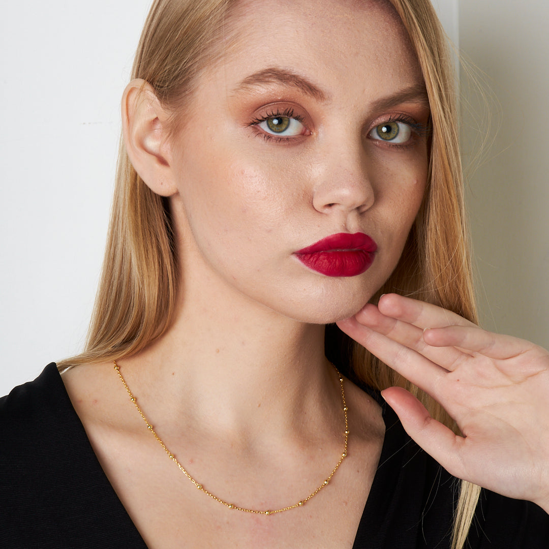 KUGEL HALSKETTE 2 | 925 SILBER